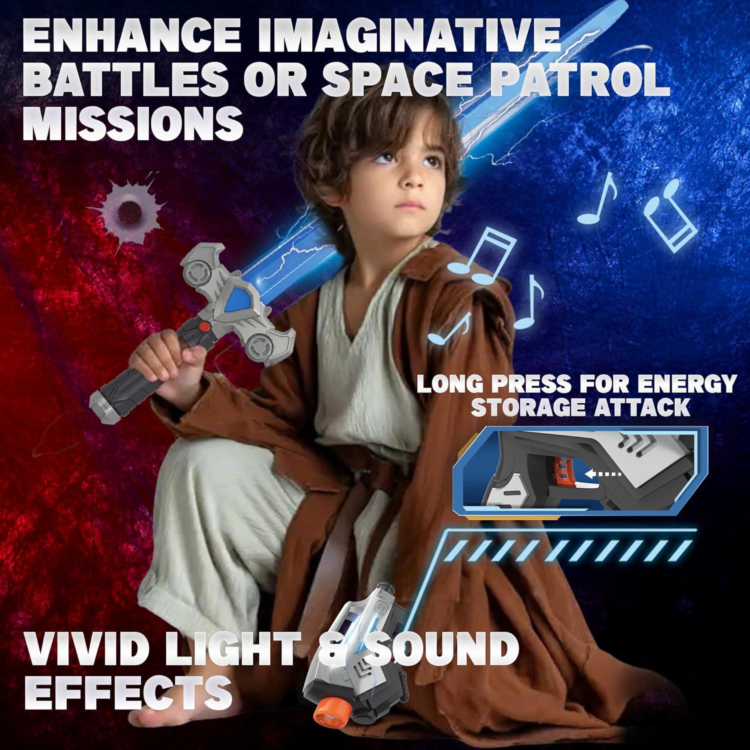 Conjunto de Sables Iluminados SANCO para Niños - Espadas de Luz y Más