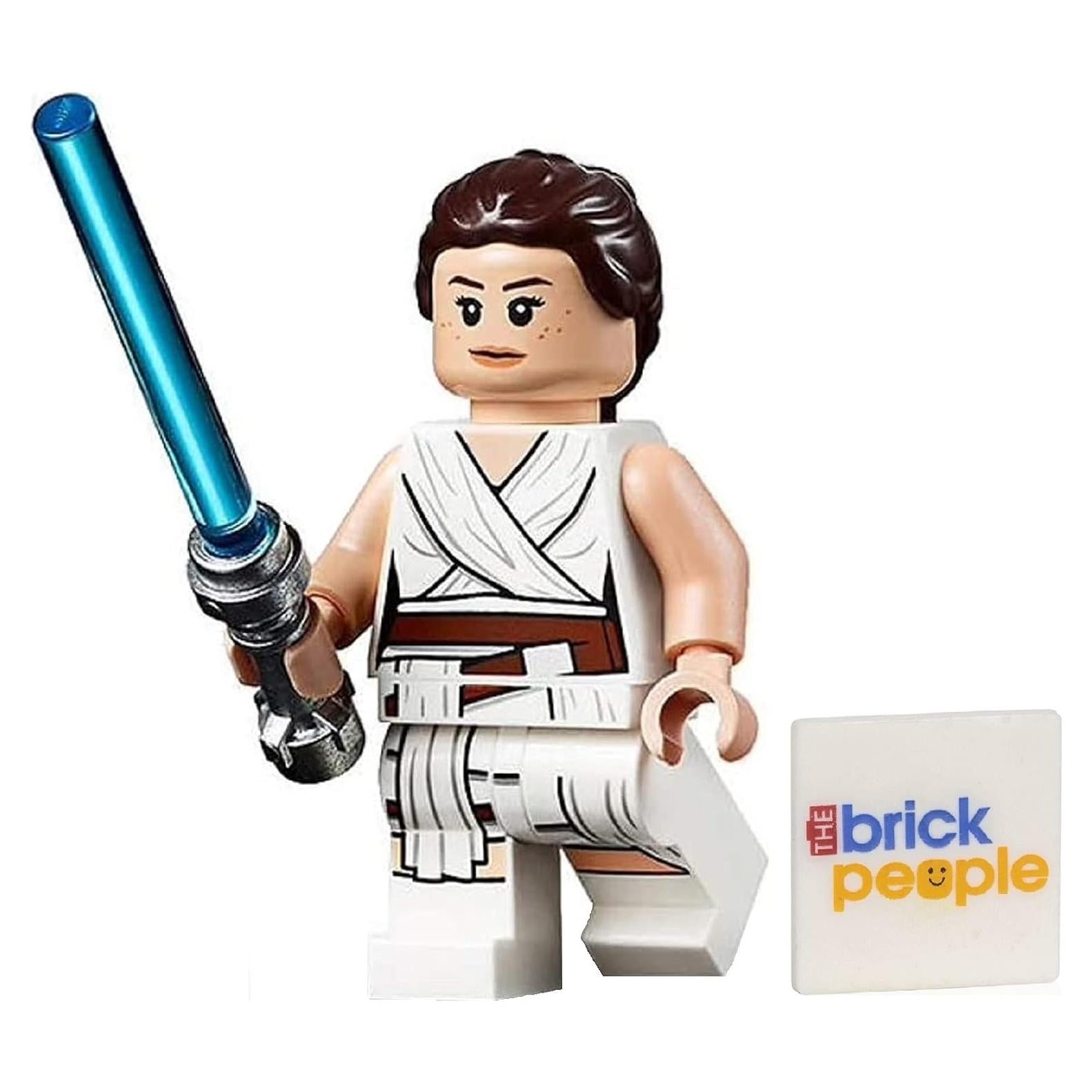 Minifigura LEGO Star Wars Rey con sable de luz 18g