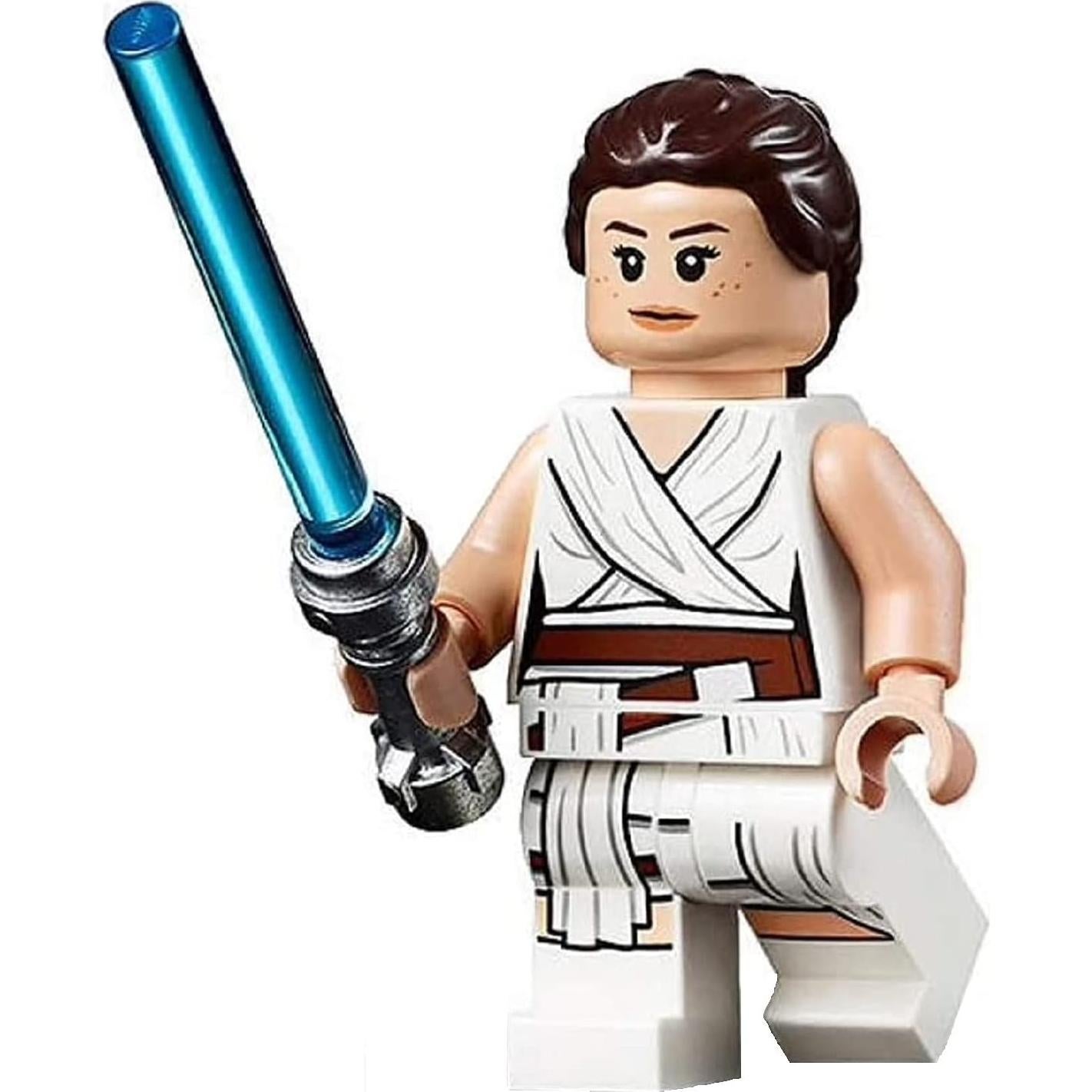 Minifigura LEGO Star Wars Rey con sable de luz 18g