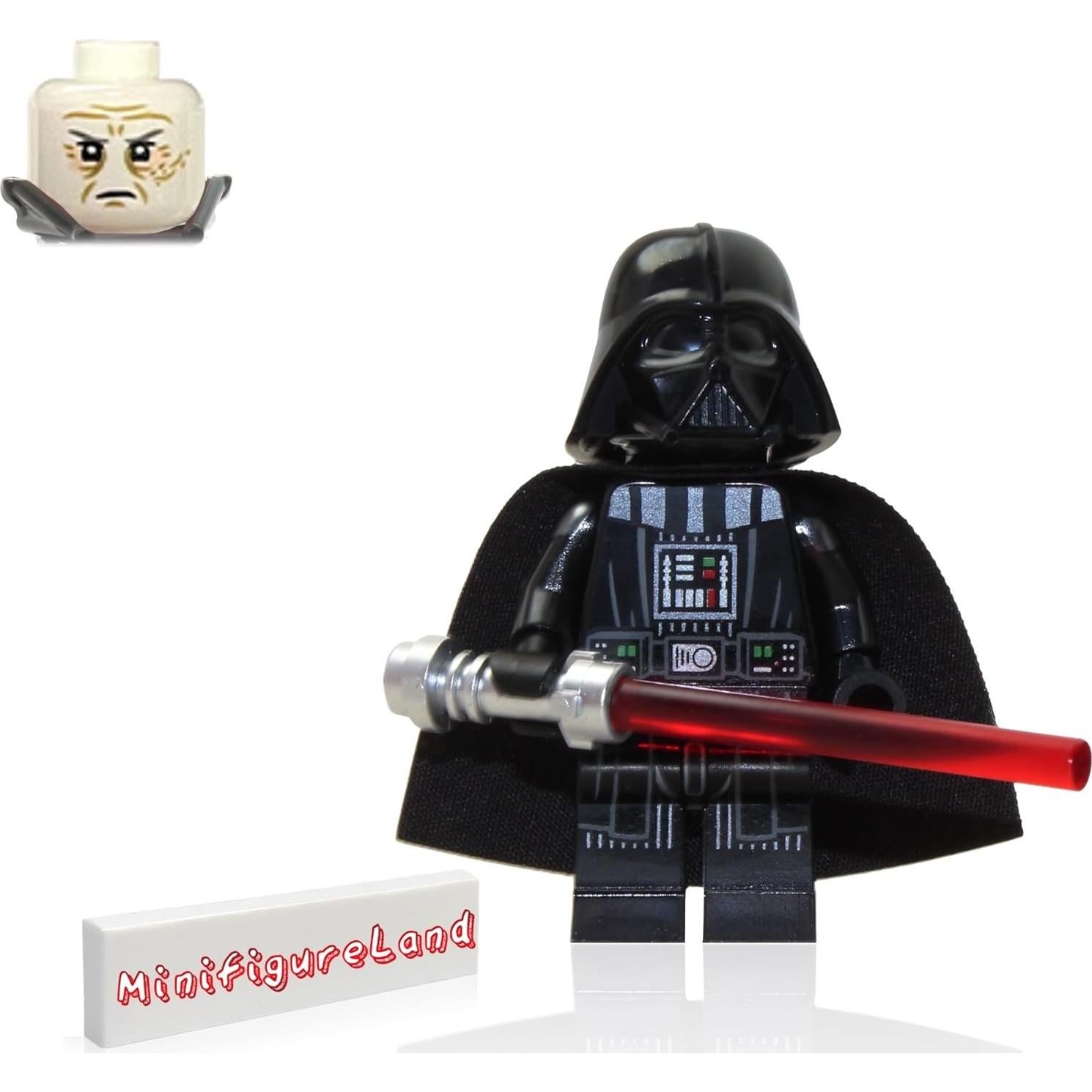 LEGO Star Wars Minifigura Darth Vader 75334 con Sable Rojo