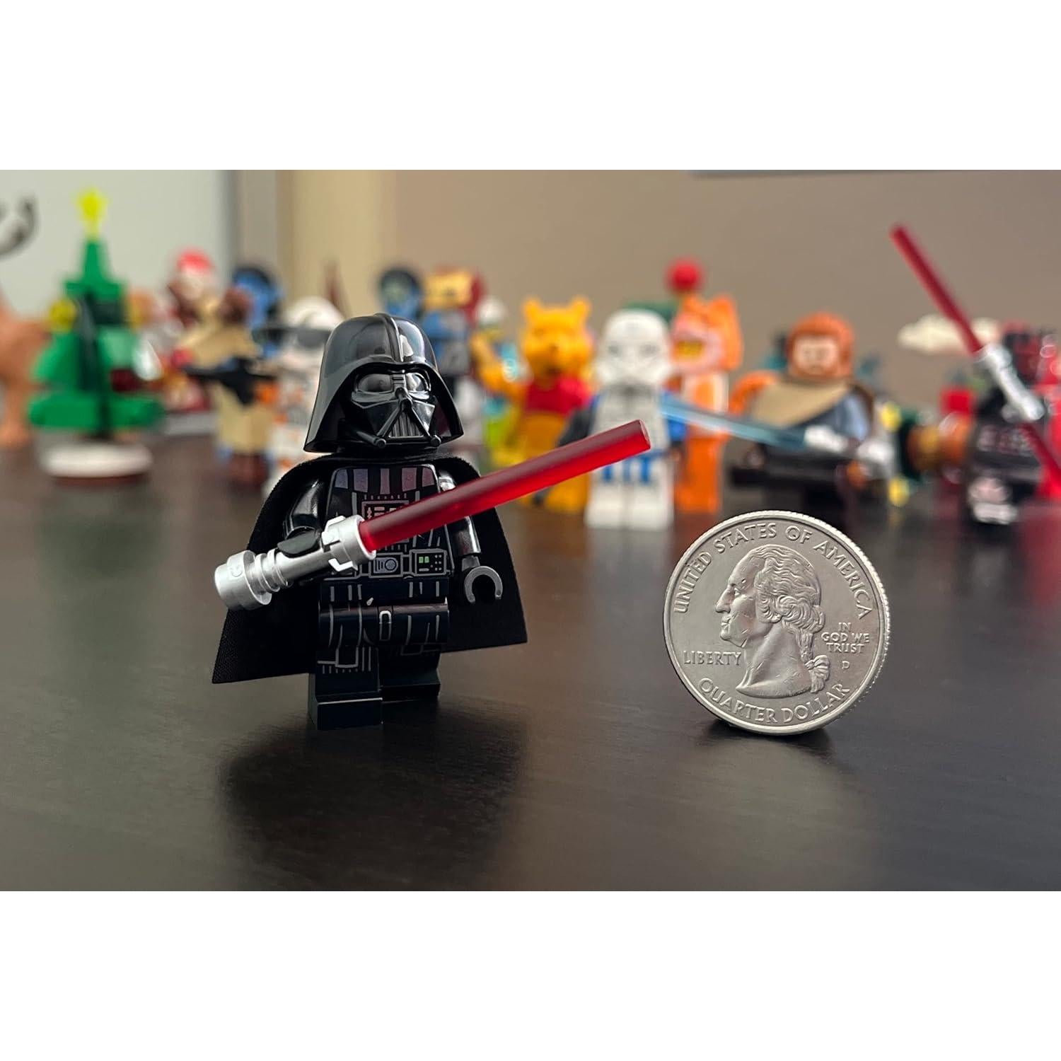 LEGO Star Wars Minifigura Darth Vader 75334 con Sable Rojo