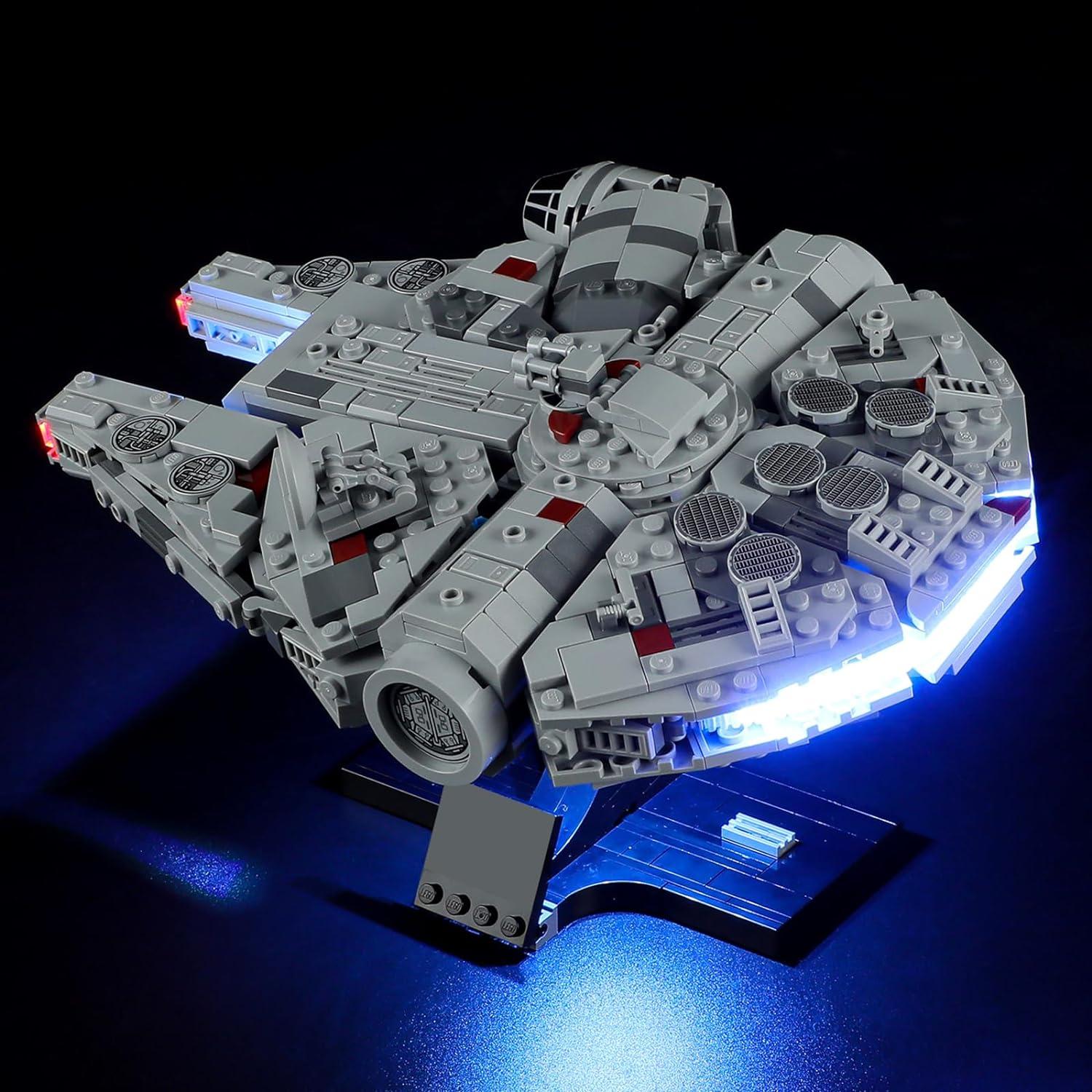 Kit de Iluminación LED BRIKSMAX para Lego 75375 Halcón Milenario
