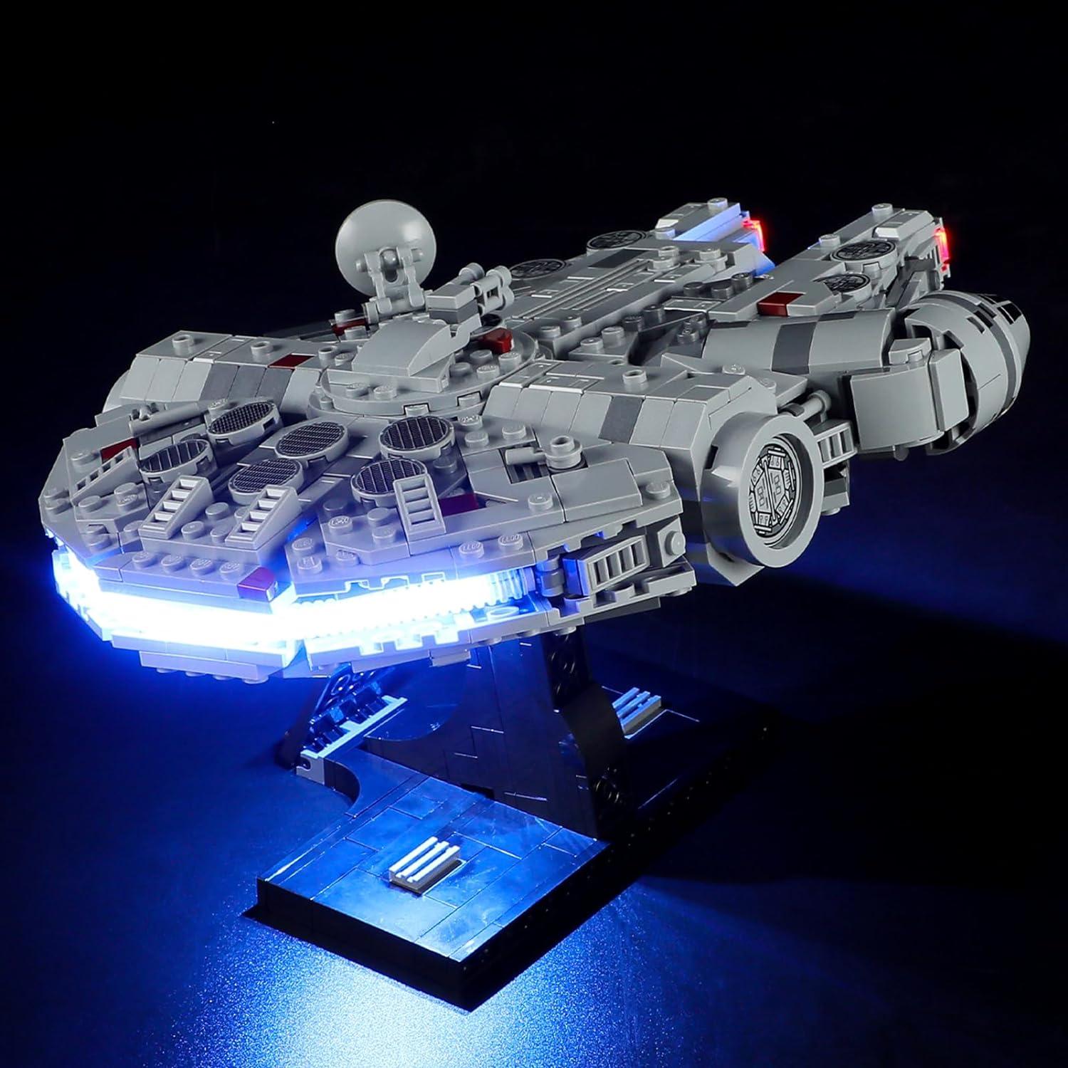 Kit de Iluminación LED BRIKSMAX para Lego 75375 Halcón Milenario