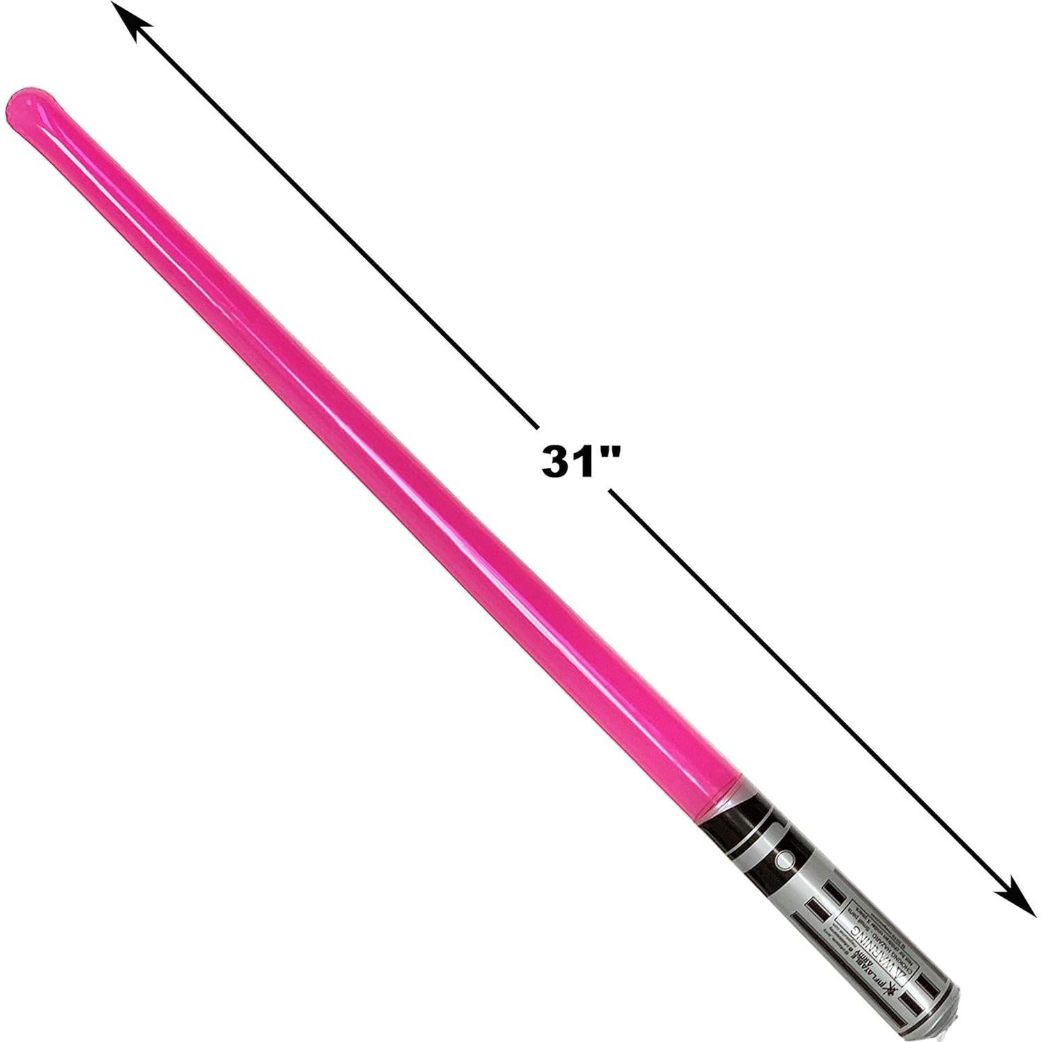 8 Espadas Inflables Rosadas Megasumer 79 cm