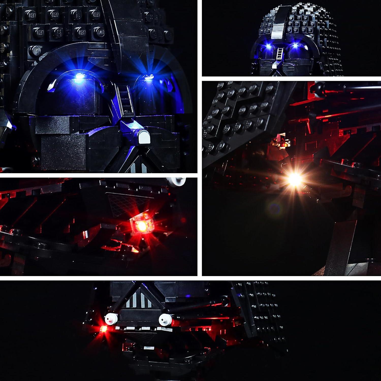 Iluminación LED Brickshining para Casco Darth Vader LEGO 75304