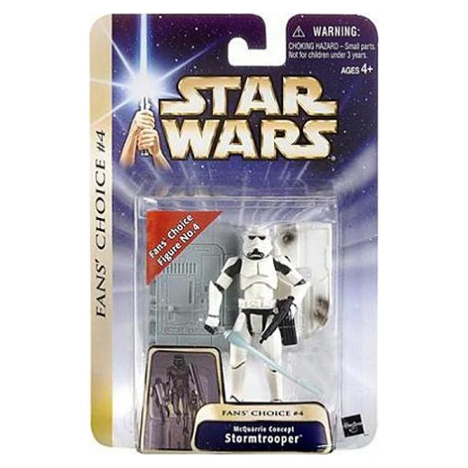 Figura de Acción Stormtrooper Mcquarrie 15cm Hasbro 2002