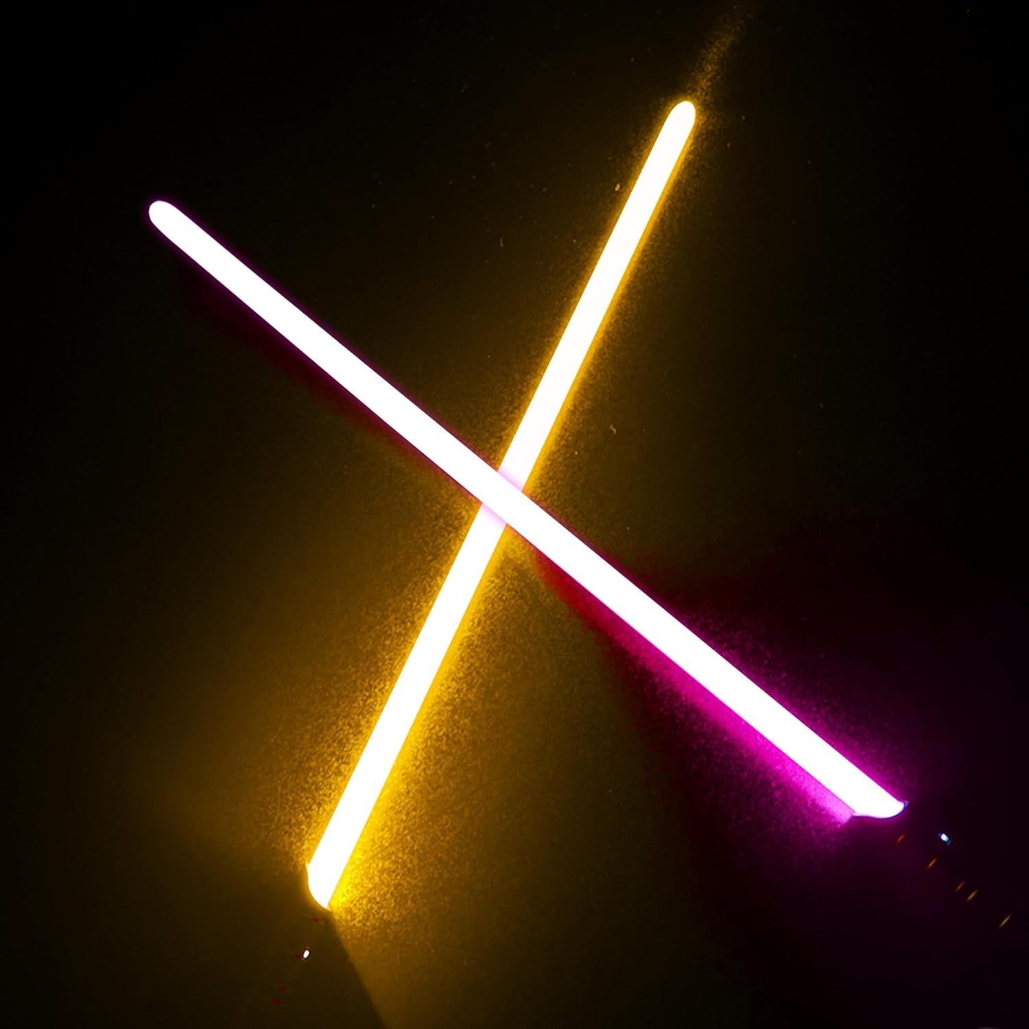 Sable de Luz LED YDDSABER Recargable con Sonido y Luz Naranja