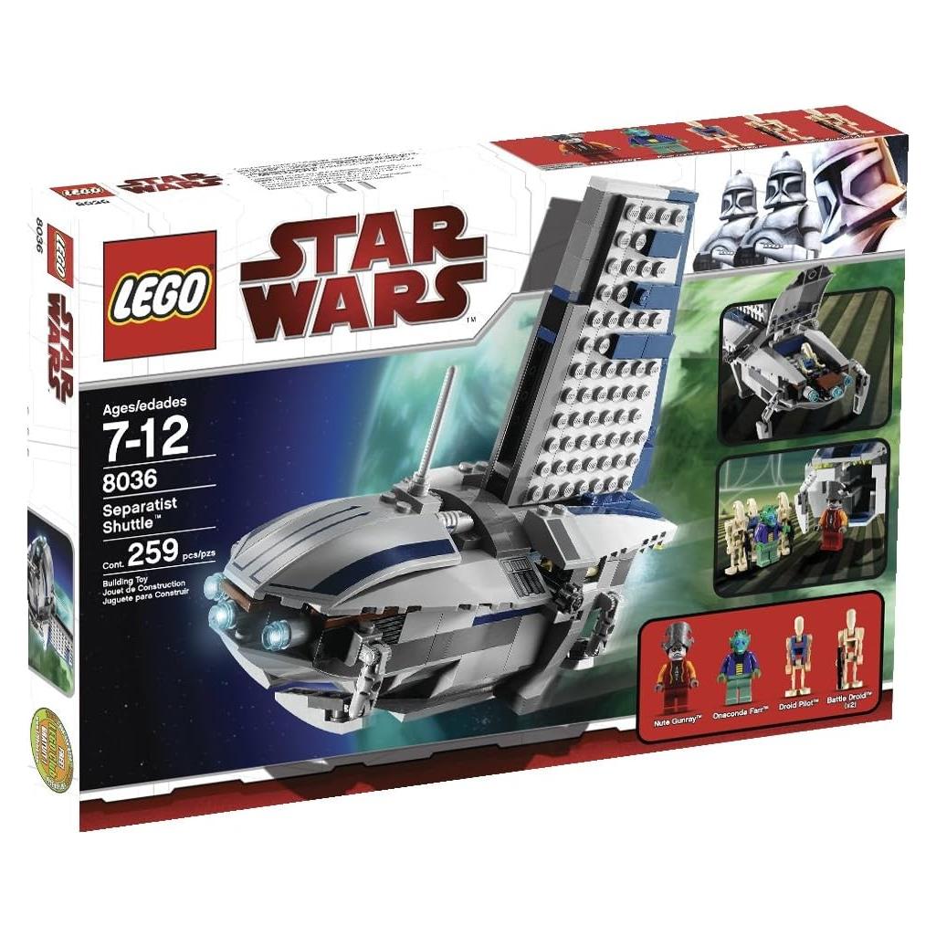 LEGO Star Wars Shuttle Separatista 8036 con 5 Minifiguras