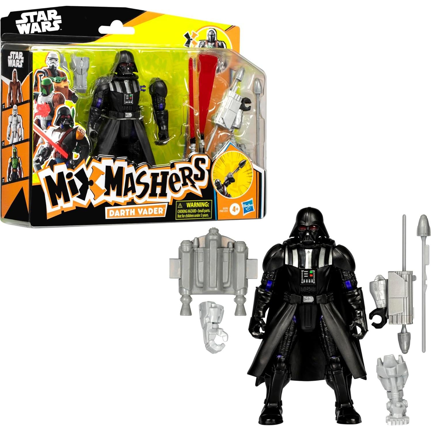Figura de Acción Deluxe Darth Vader Star Wars MixMashers 4+