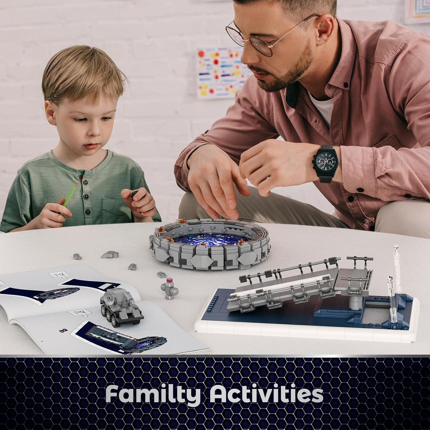 Juguete de Bloques de Construcción Vonado Puerta Espacial 722 Piezas