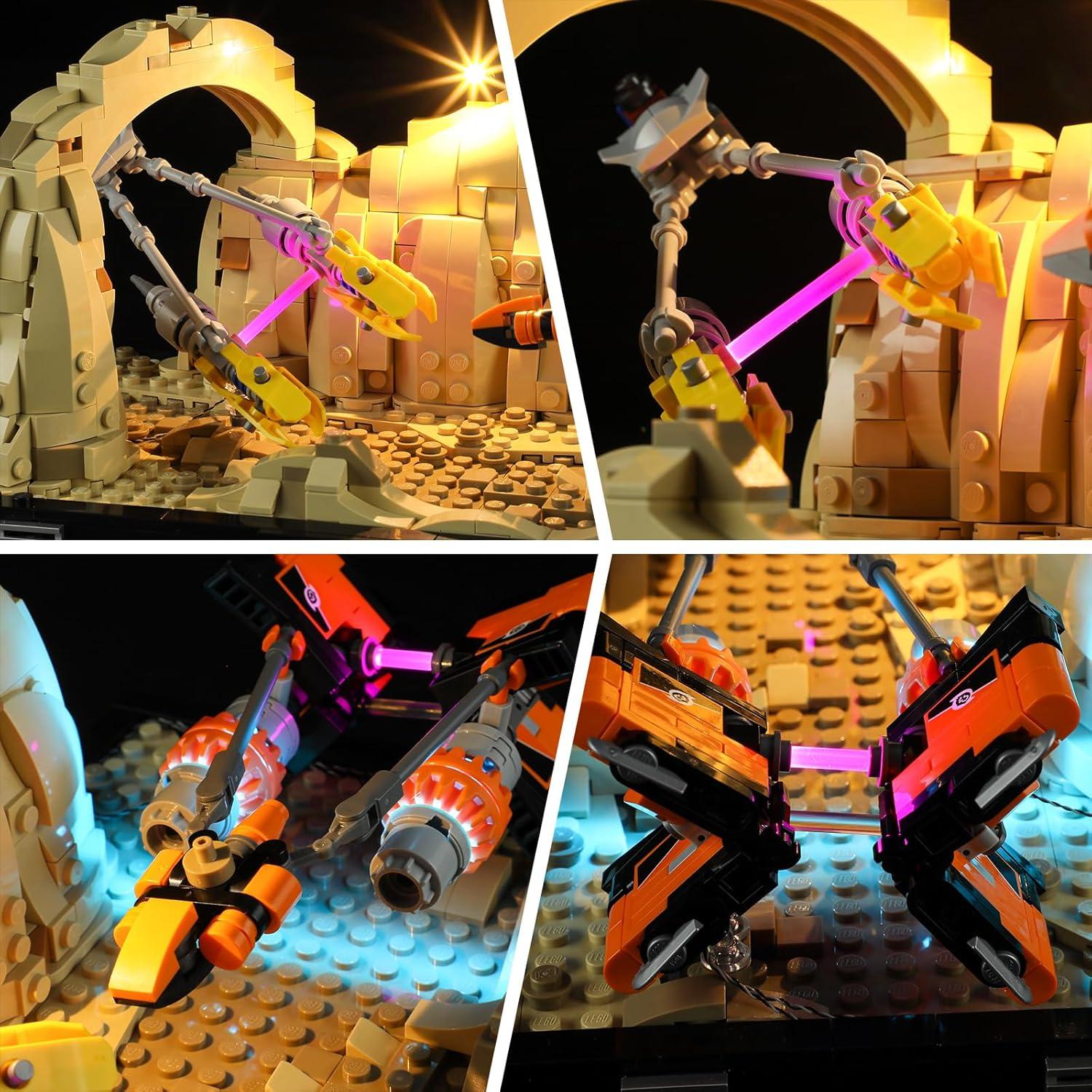 Kit de Iluminación LED BRIKSMAX para Lego 75380 Diorama