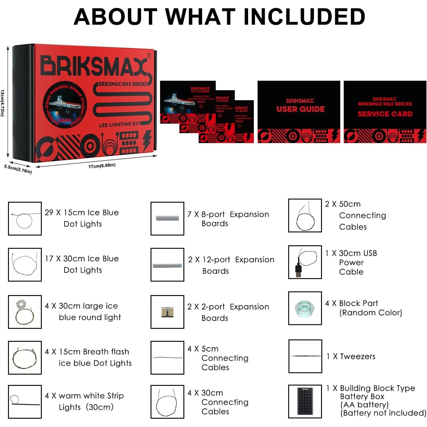 Kit de Iluminación LED BRIKSMAX para LEGO 75367 Venator