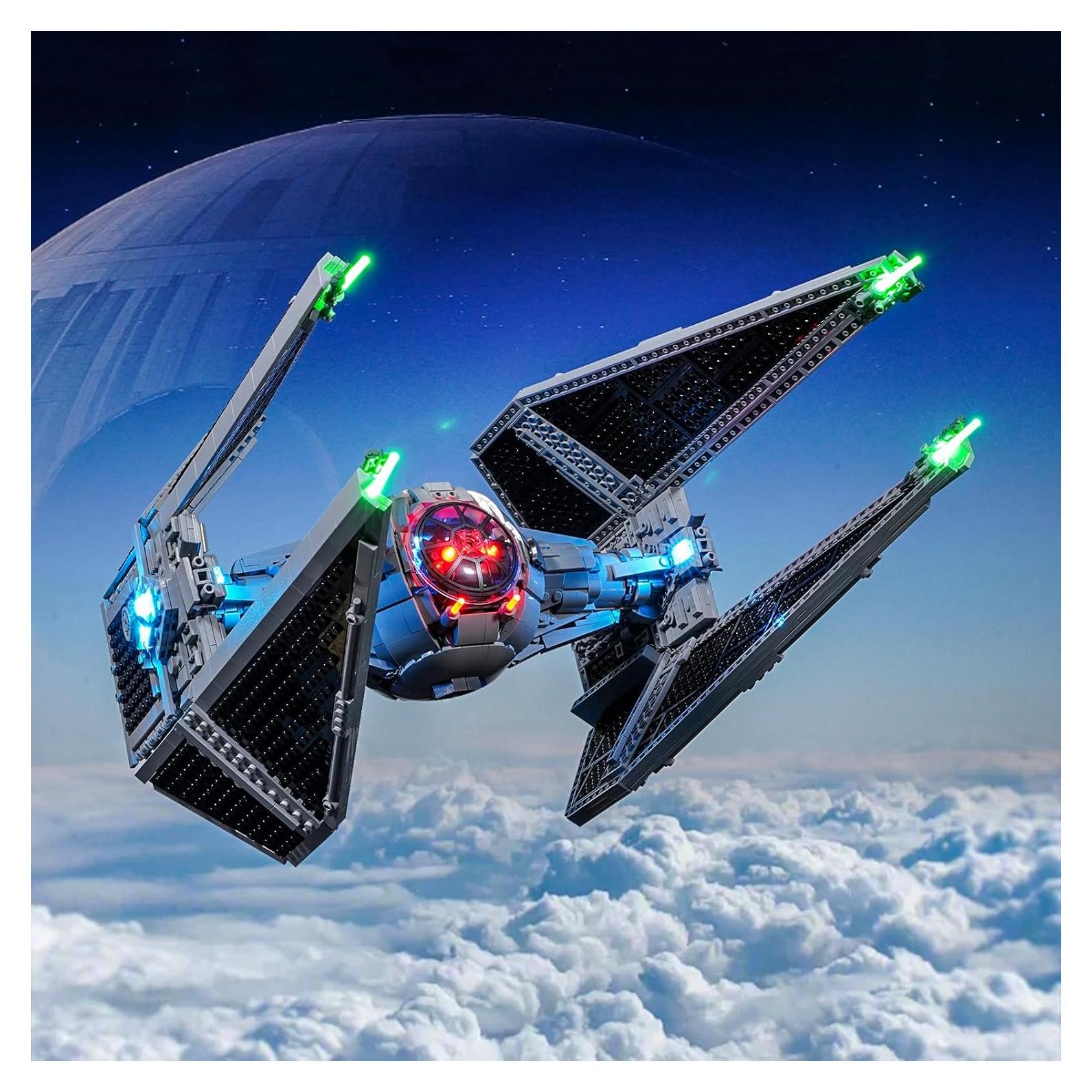 Kit de Iluminación LED BRIKSMAX para LEGO 75382 UCS TIE Interceptor