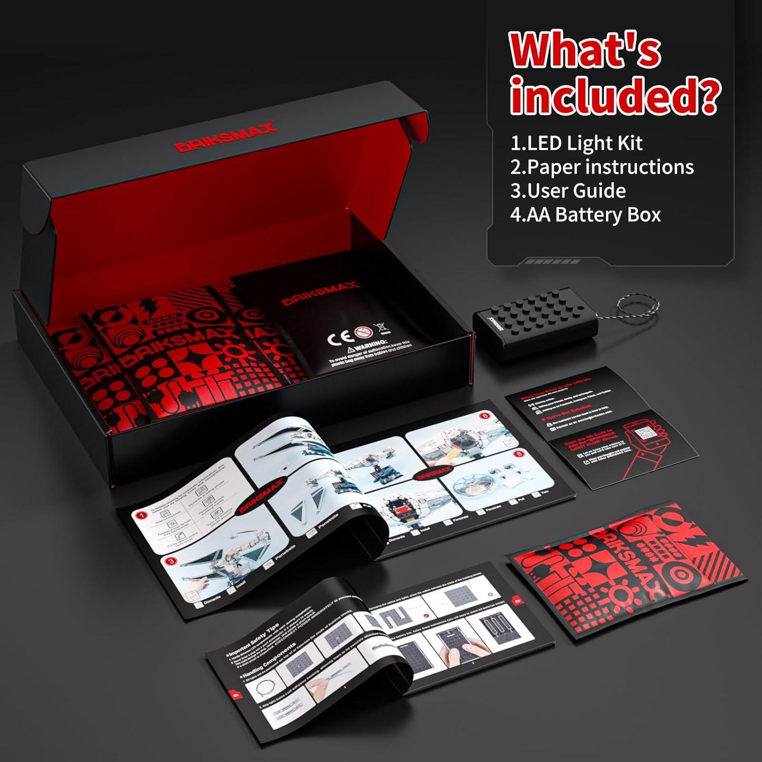 Kit de Iluminación LED BRIKSMAX para LEGO 75382 UCS TIE Interceptor