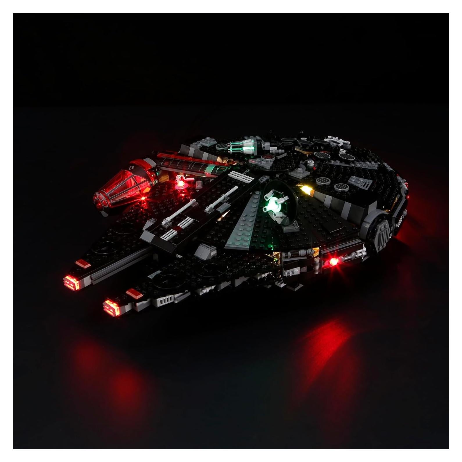 Kit de Luz LED YEABRICKS para LEGO 75389 Star Wars Halcón Oscuro