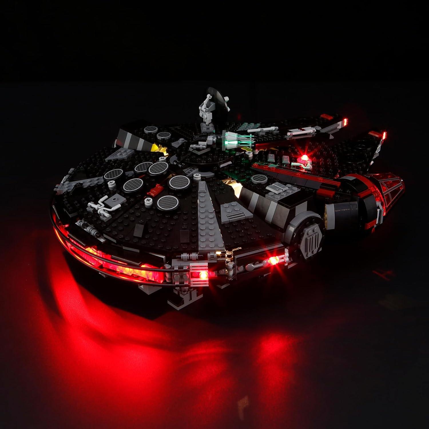 Kit de Luz LED YEABRICKS para LEGO 75389 Star Wars Halcón Oscuro