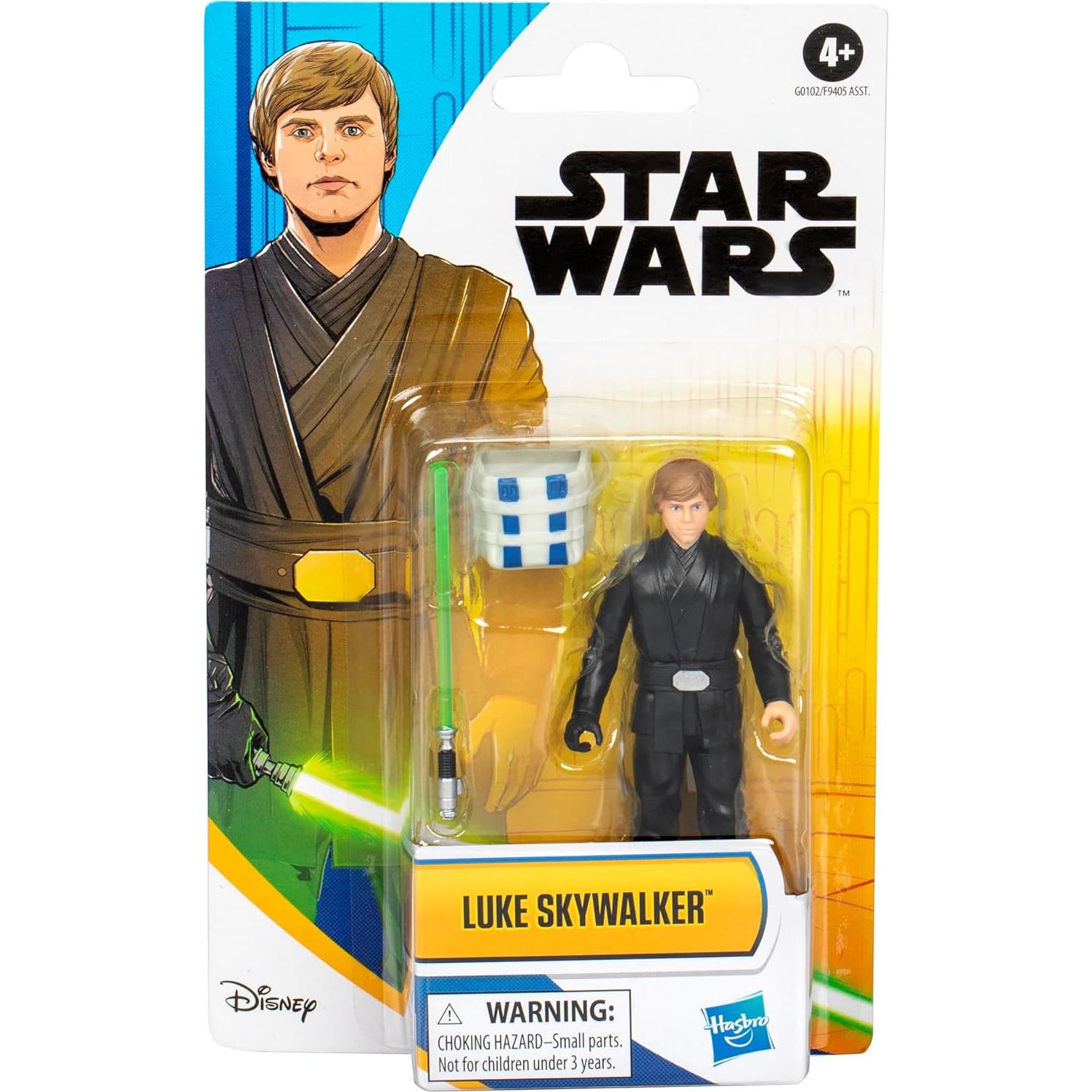 Figura de Acción Luke Skywalker Star Wars 10 cm con Accesorios