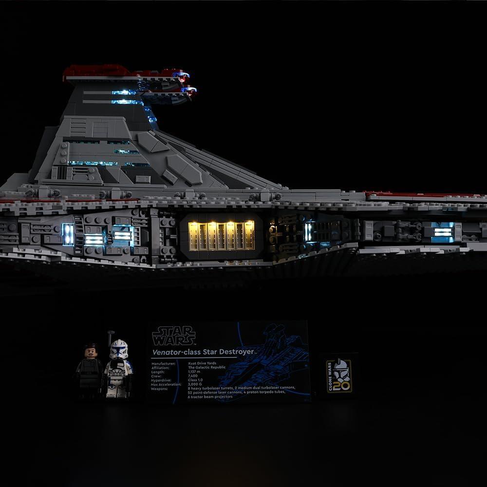 Kit de Iluminación LED Kyglaring para Lego Star Wars Venator 75367