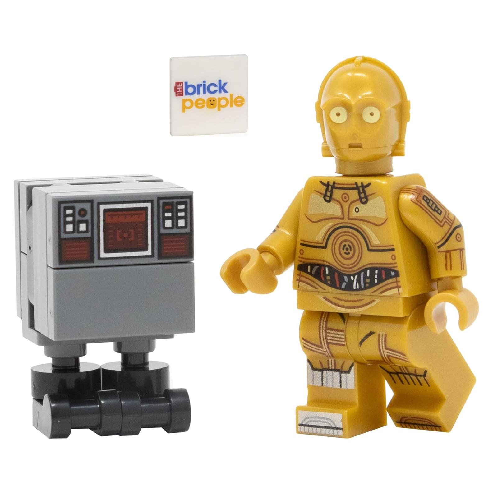 LEGO Star Wars Minifigura C-3PO y Droide Gonk 9g