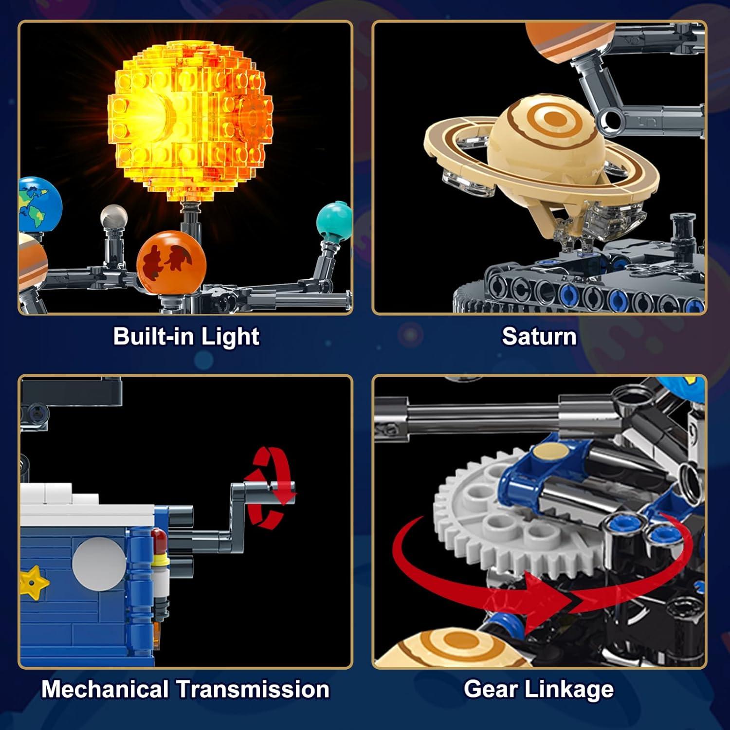 Juguete de Construcción Sistema Solar STCD 758 Piezas 6+ Años