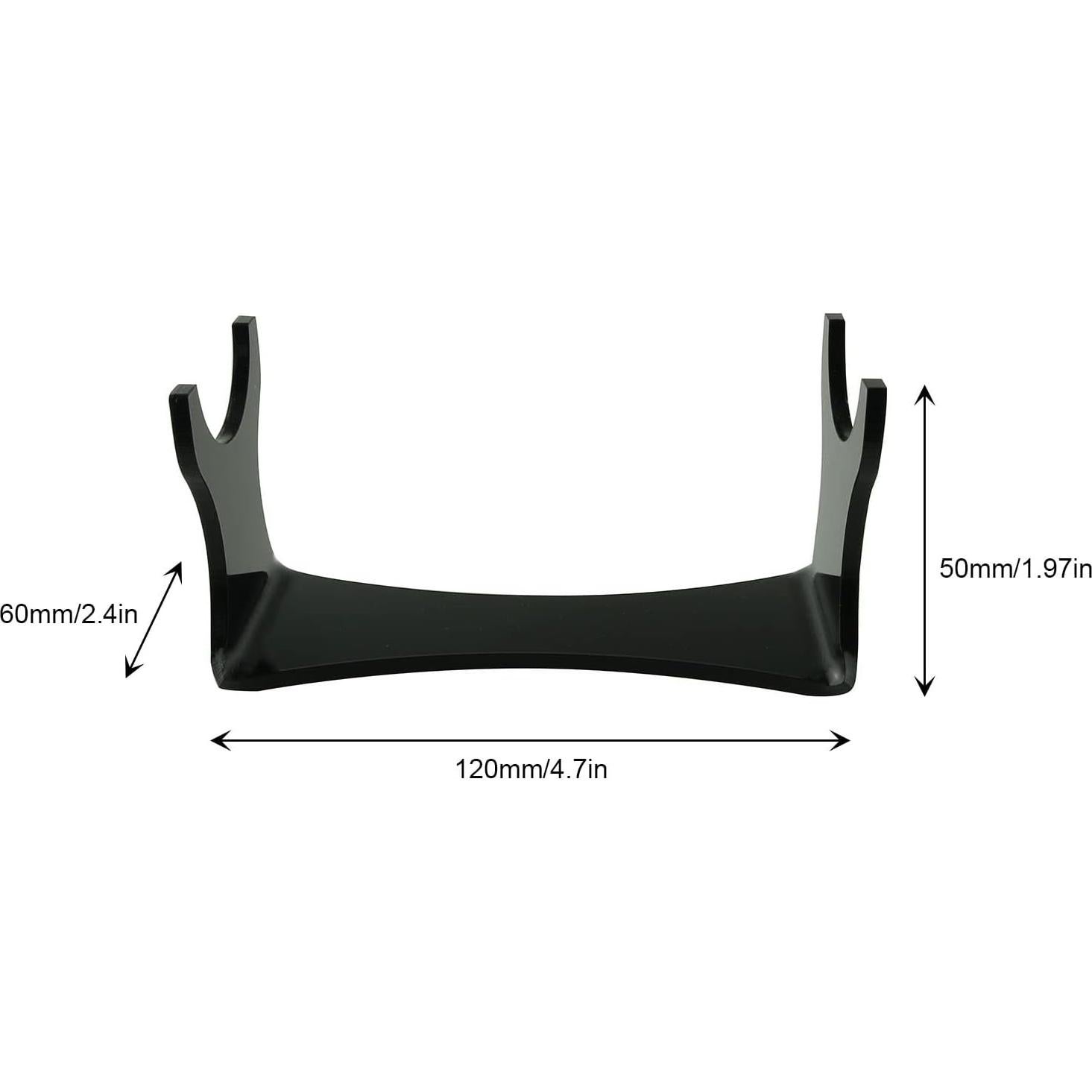 Soporte Acrílico Negro para Sable de Luz Star Wars 120mm