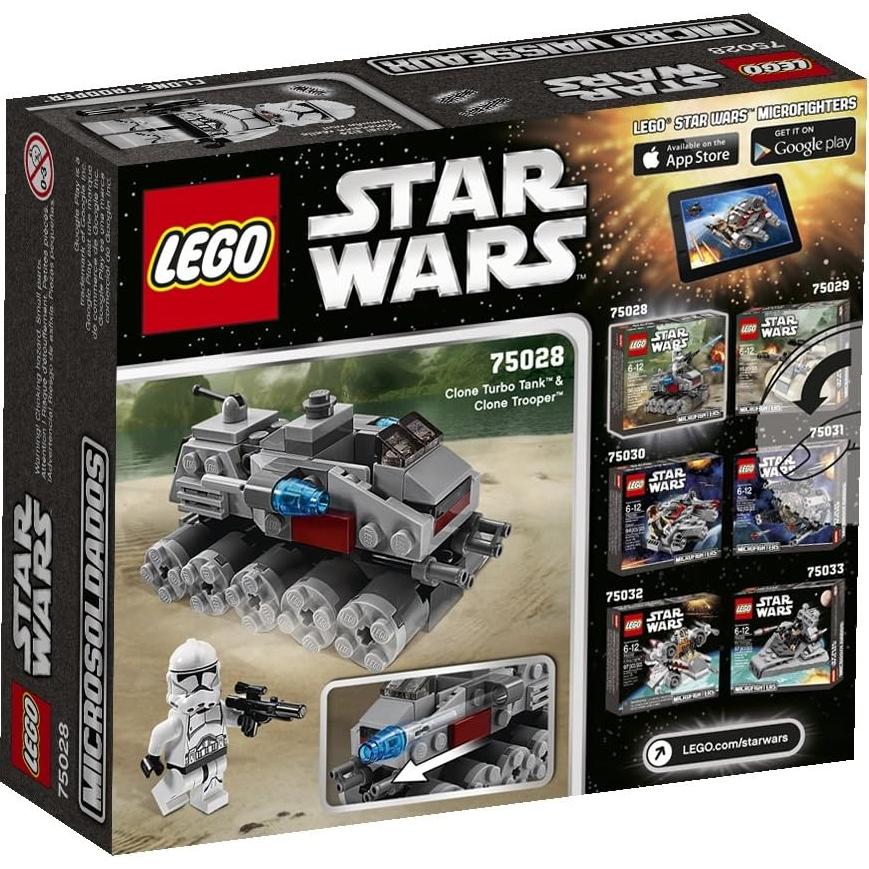 LEGO Star Wars Clone Turbo Tank 75028 con Minifigura