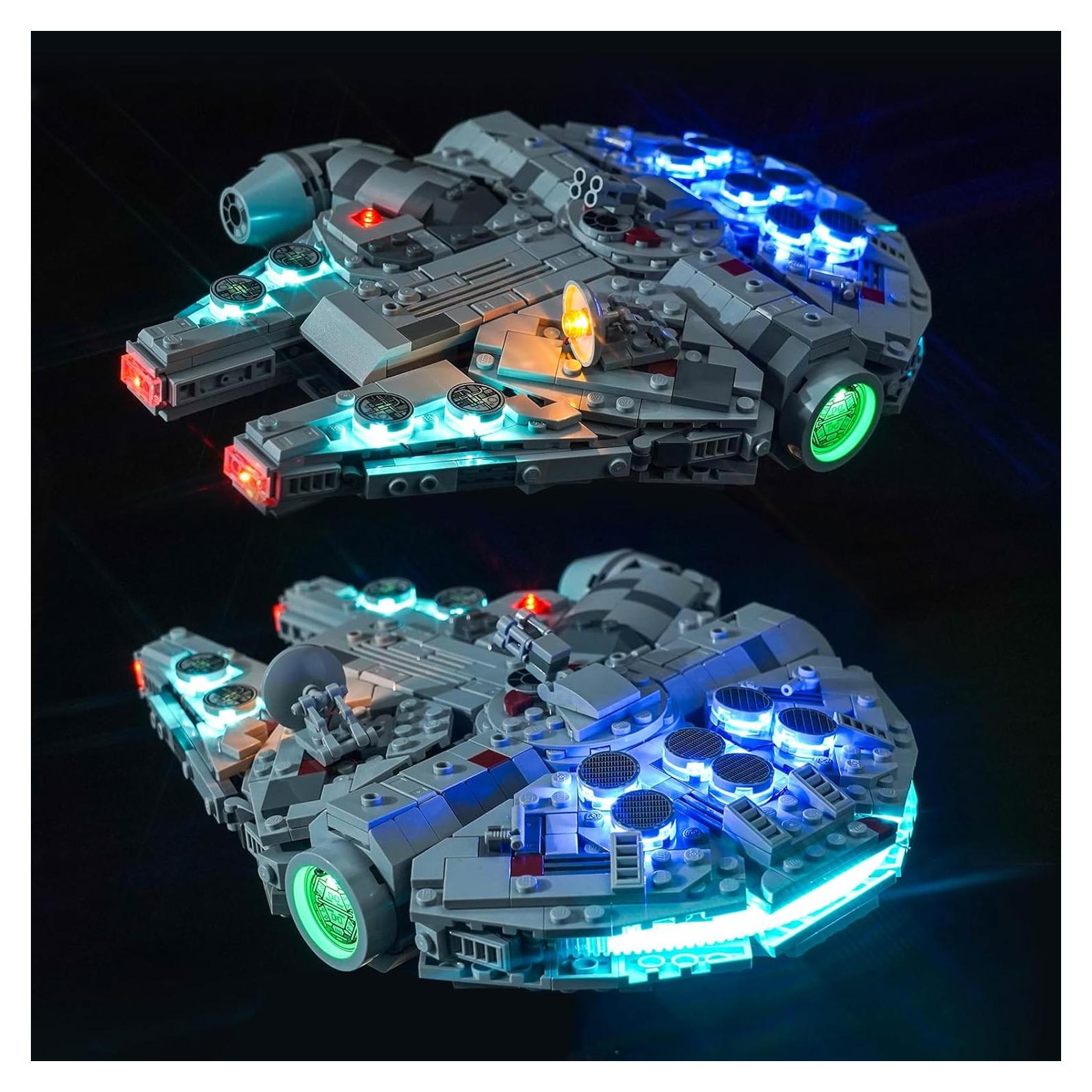 Kit de Luz LED BrickBling para Lego 75375 Halcón Milenario