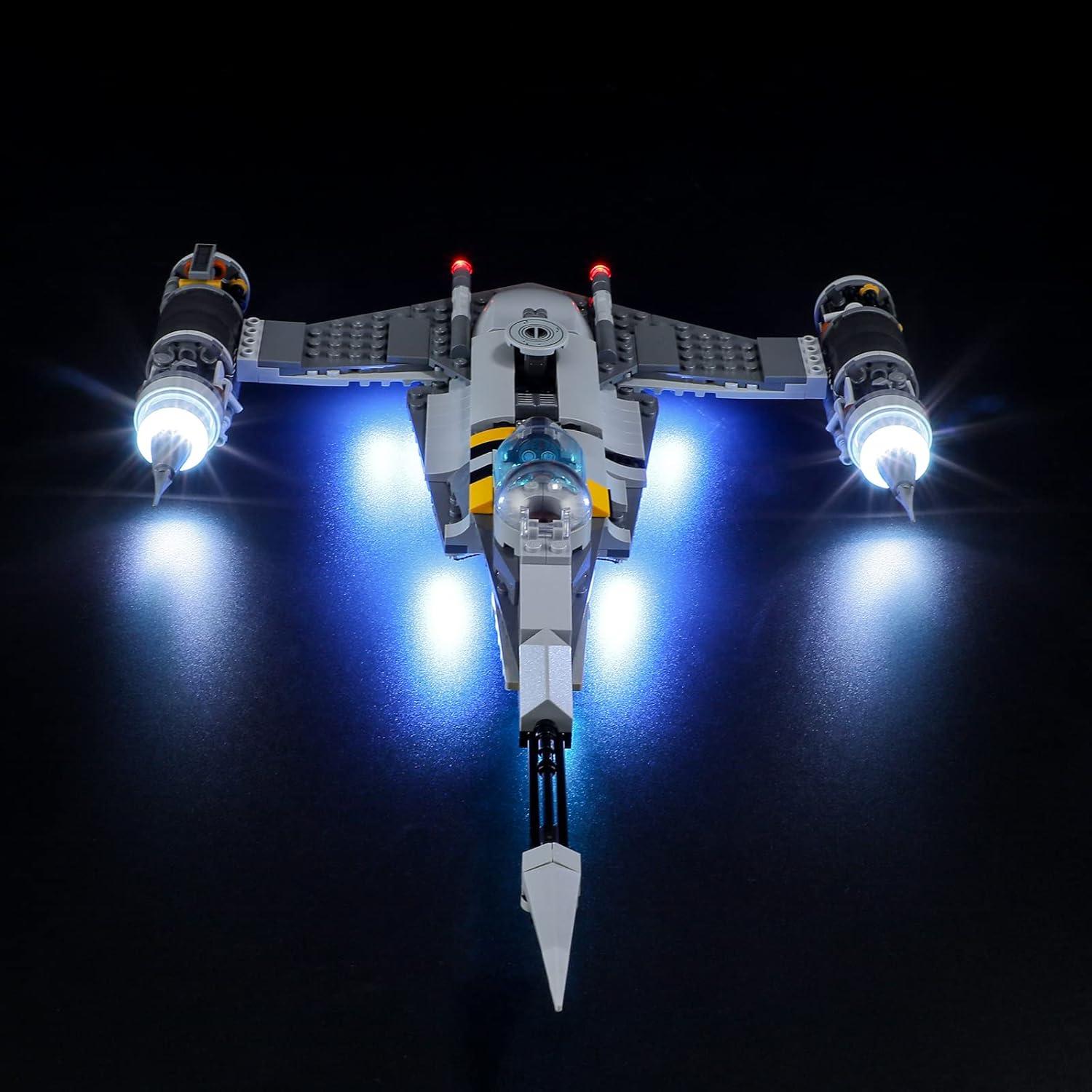 Kit de Iluminación LED BRIKSMAX para LEGO 75325 N-1 Starfighter