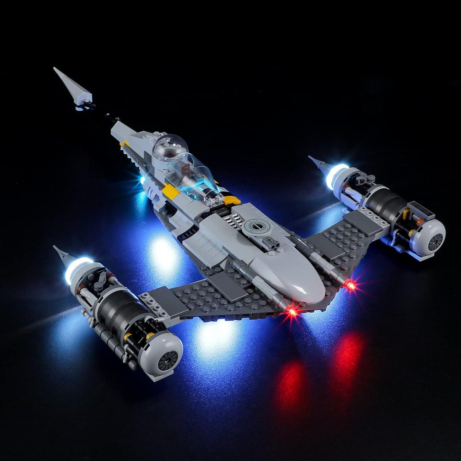 Kit de Iluminación LED BRIKSMAX para LEGO 75325 N-1 Starfighter