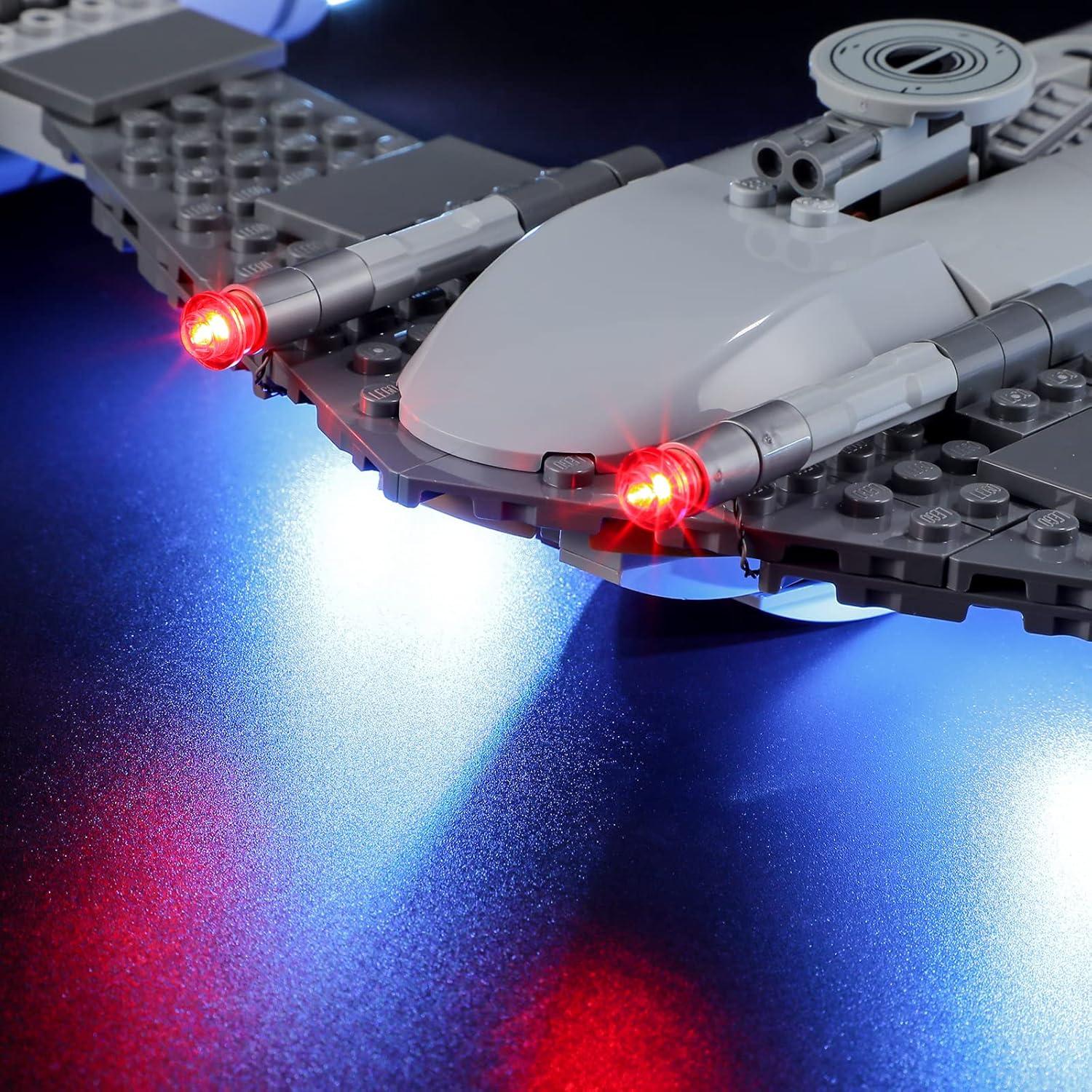 Kit de Iluminación LED BRIKSMAX para LEGO 75325 N-1 Starfighter