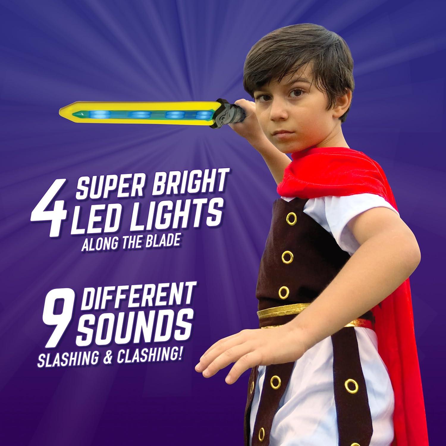 Espada de Juguete LED Geospace Gladiador 45.72 cm - Luces y Sonidos