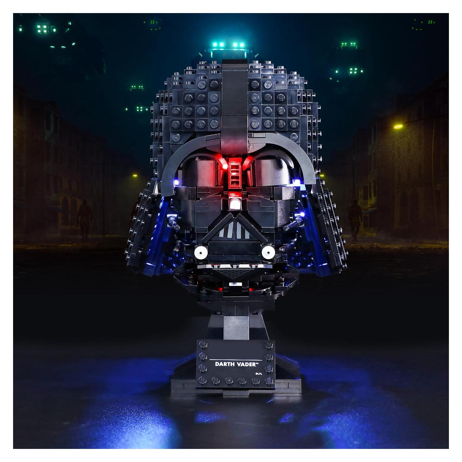 Luz LED Vaodest para Casco LEGO Darth Vader 75304