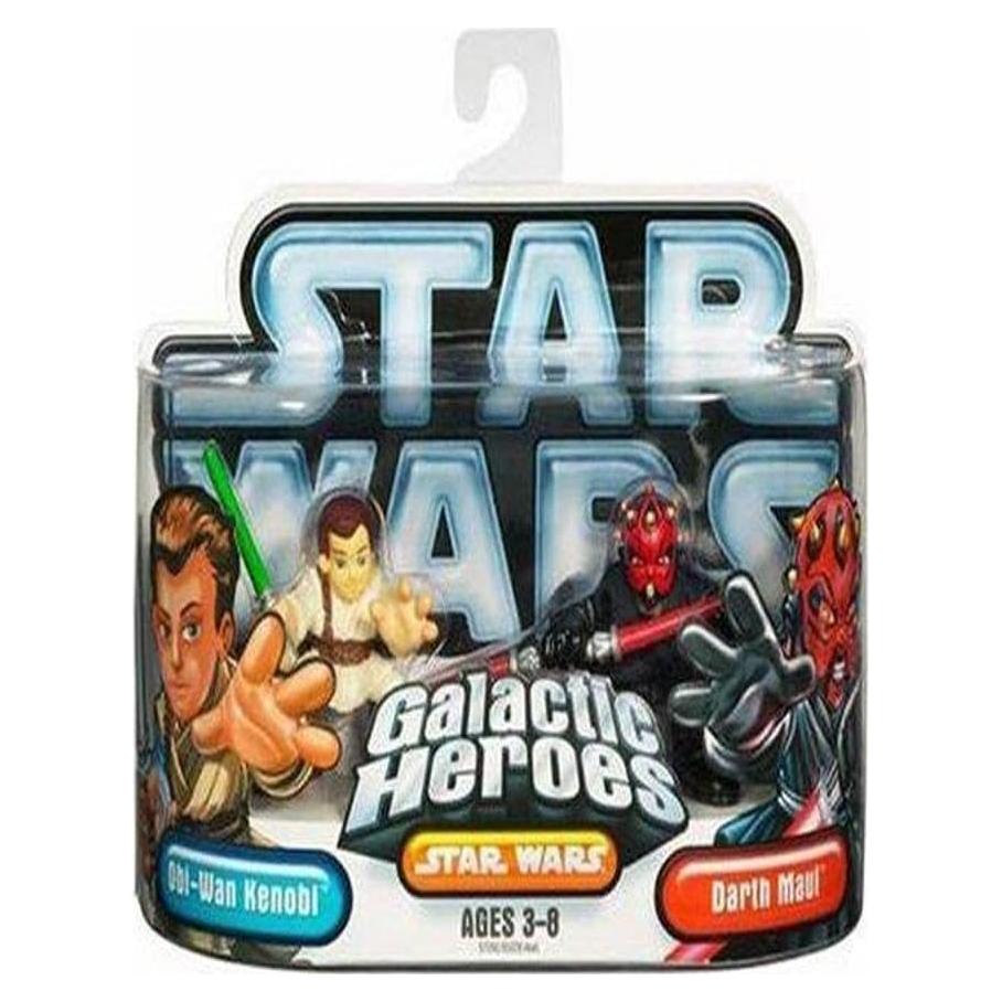Figuras Star Wars Héroes Galácticos Hasbro Obi-Wan y Darth Maul