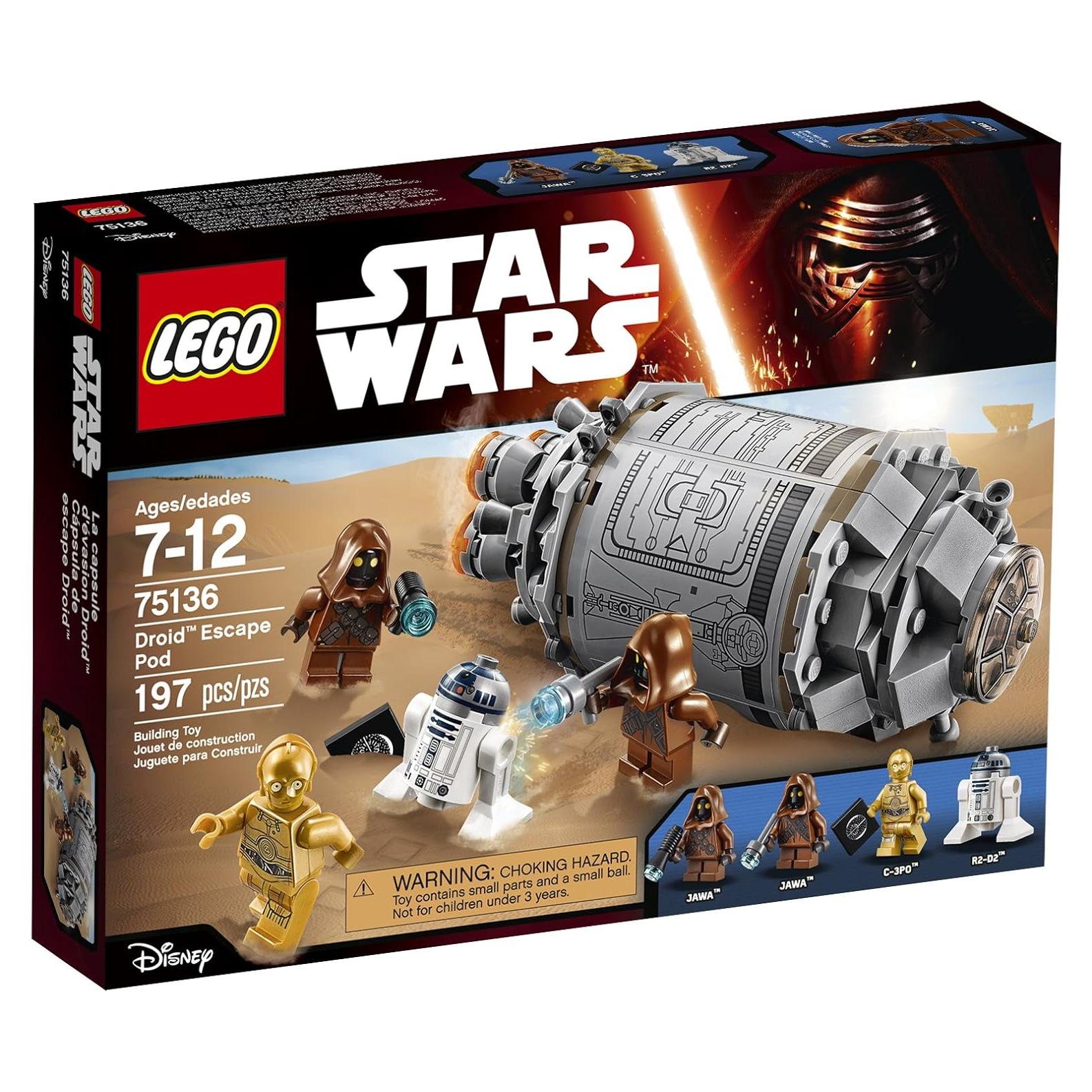 LEGO Star Wars Pod de Escape de Droides 75136 - C-3PO y R2-D2