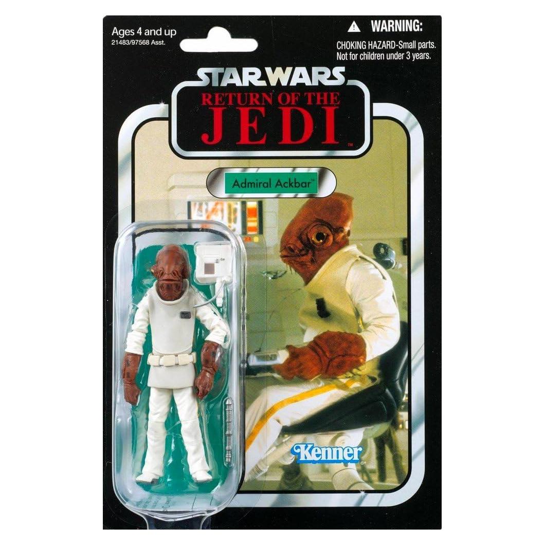 Figura de Acción Star Wars Ackbar 9.02 cm con Accesorios
