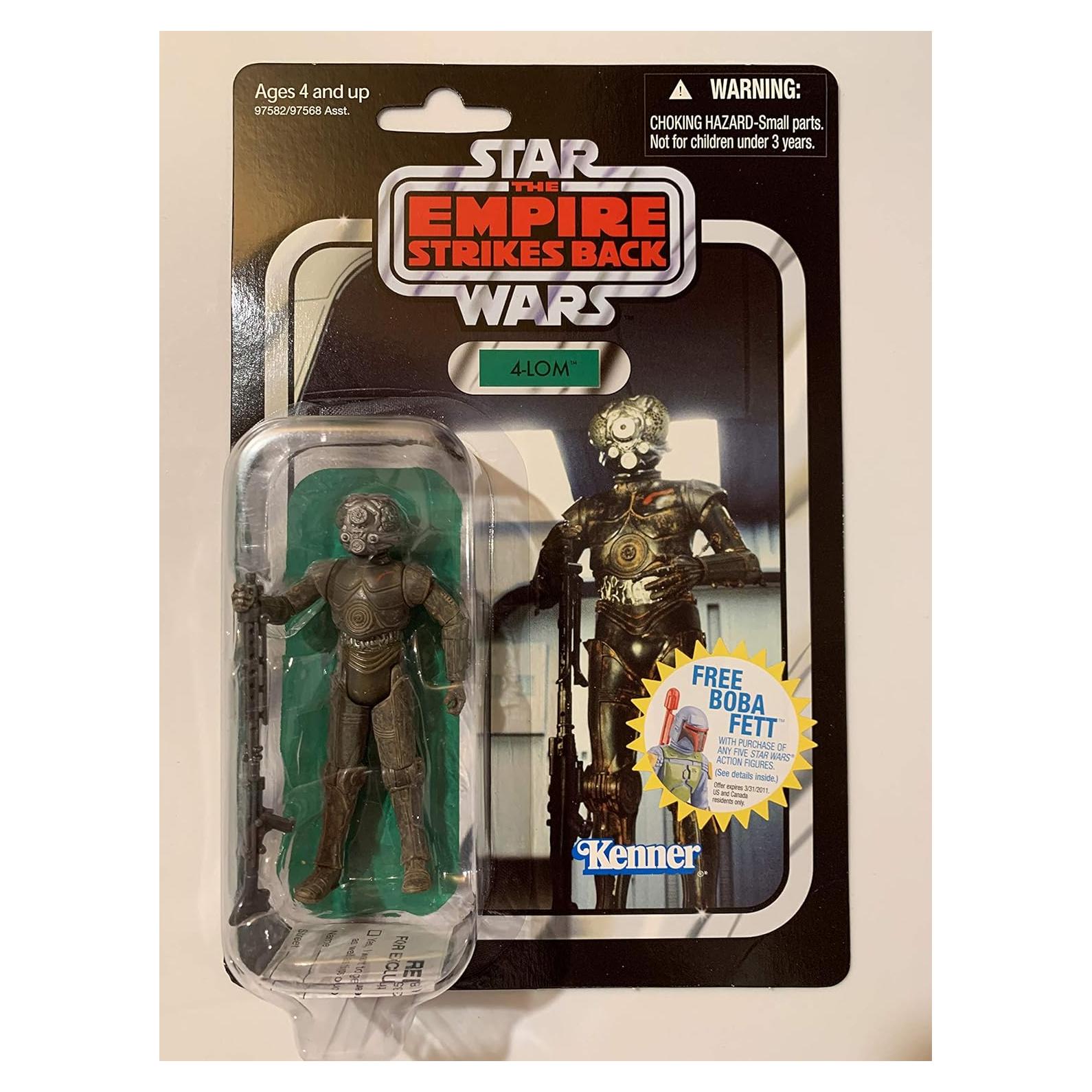 Figura de acción Star Wars 4-Lom 14 cm con accesorios
