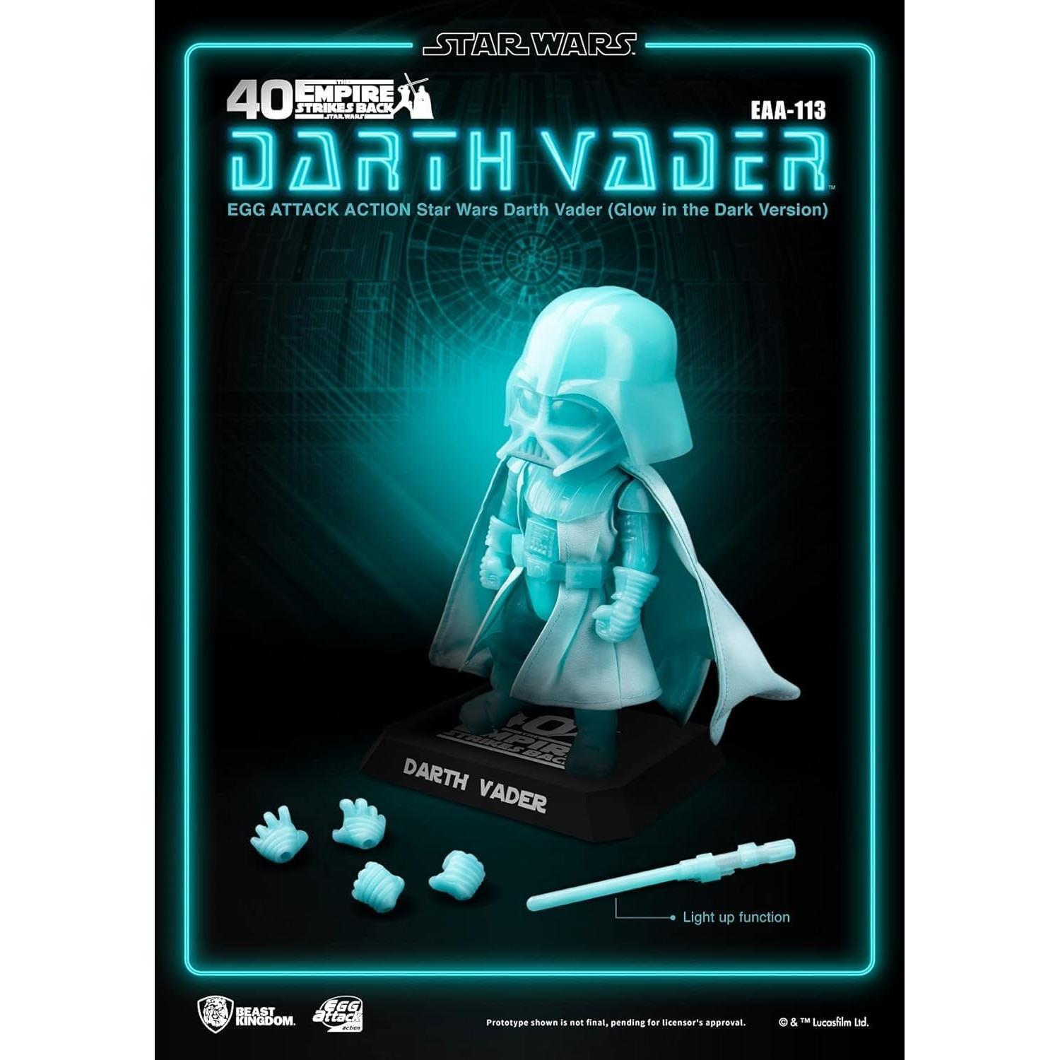 Figura de acción Darth Vader EAA-113 Beast Kingdom 15 cm LED