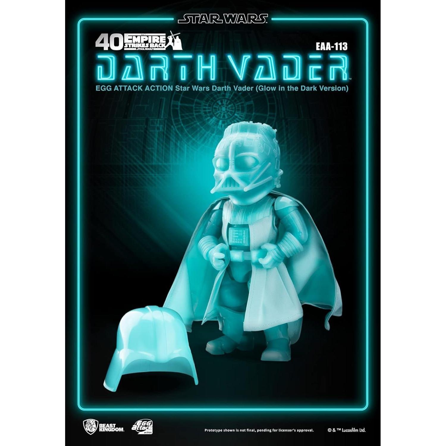 Figura de acción Darth Vader EAA-113 Beast Kingdom 15 cm LED