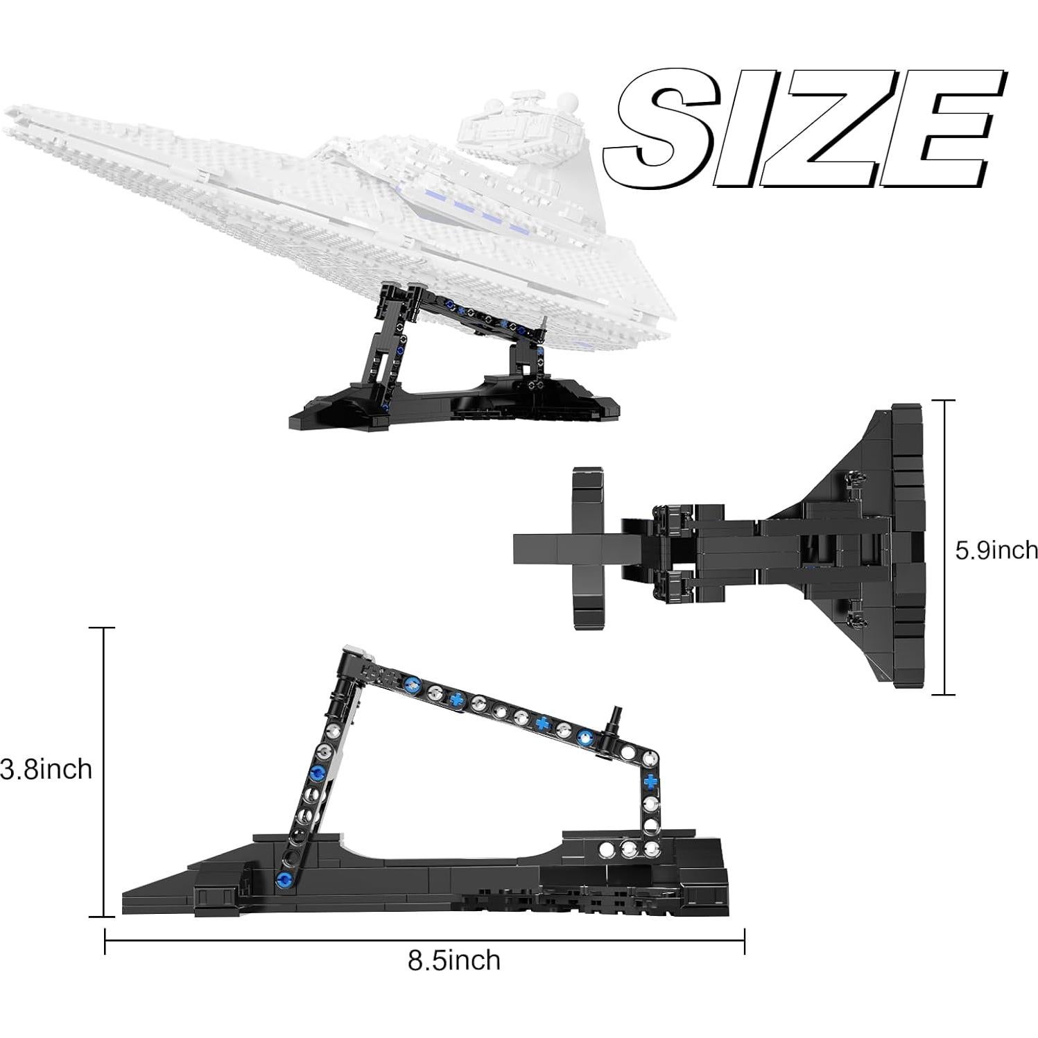 Soporte de Exhibición Lego 75394 y 75357 - 172 Piezas