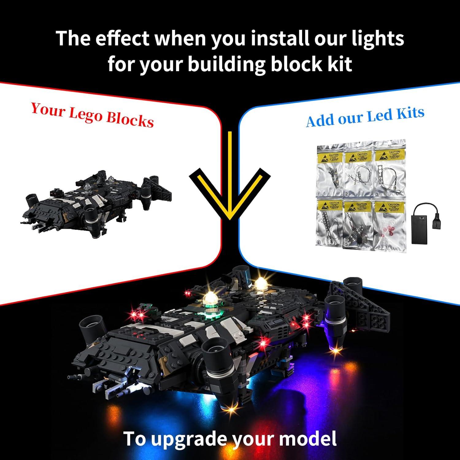 Kit de Iluminación LED Kyglaring para Lego Star Wars 75374