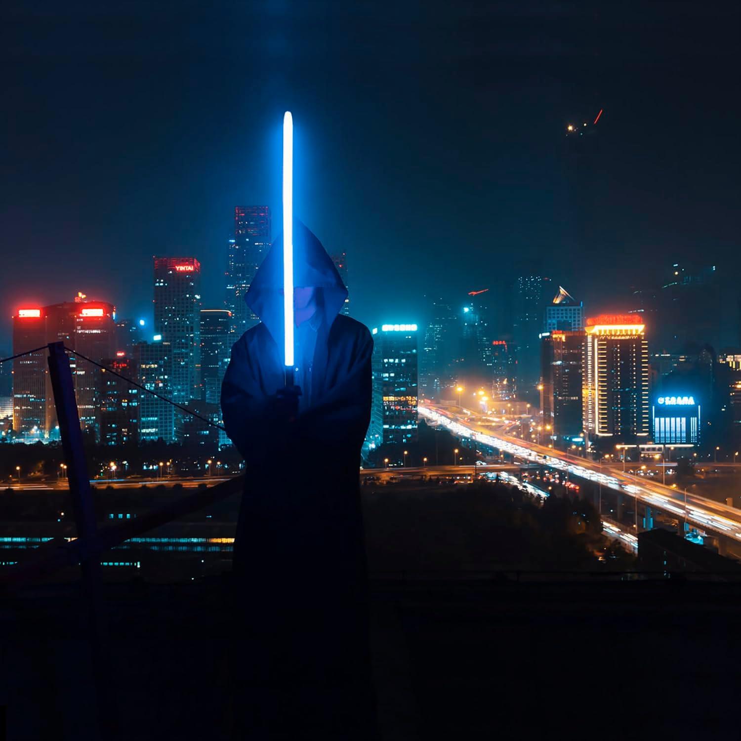 Sable de Luz RGB DOMILE 80 cm Recargable con Sonido