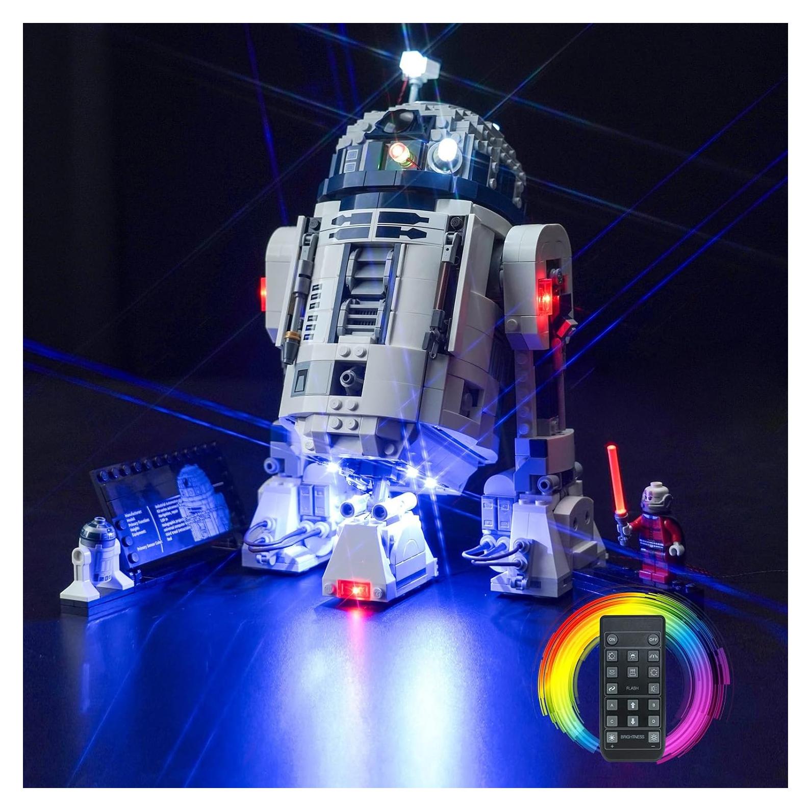 Luz LED Control Remoto BrickBling para Lego R2-D2 75379