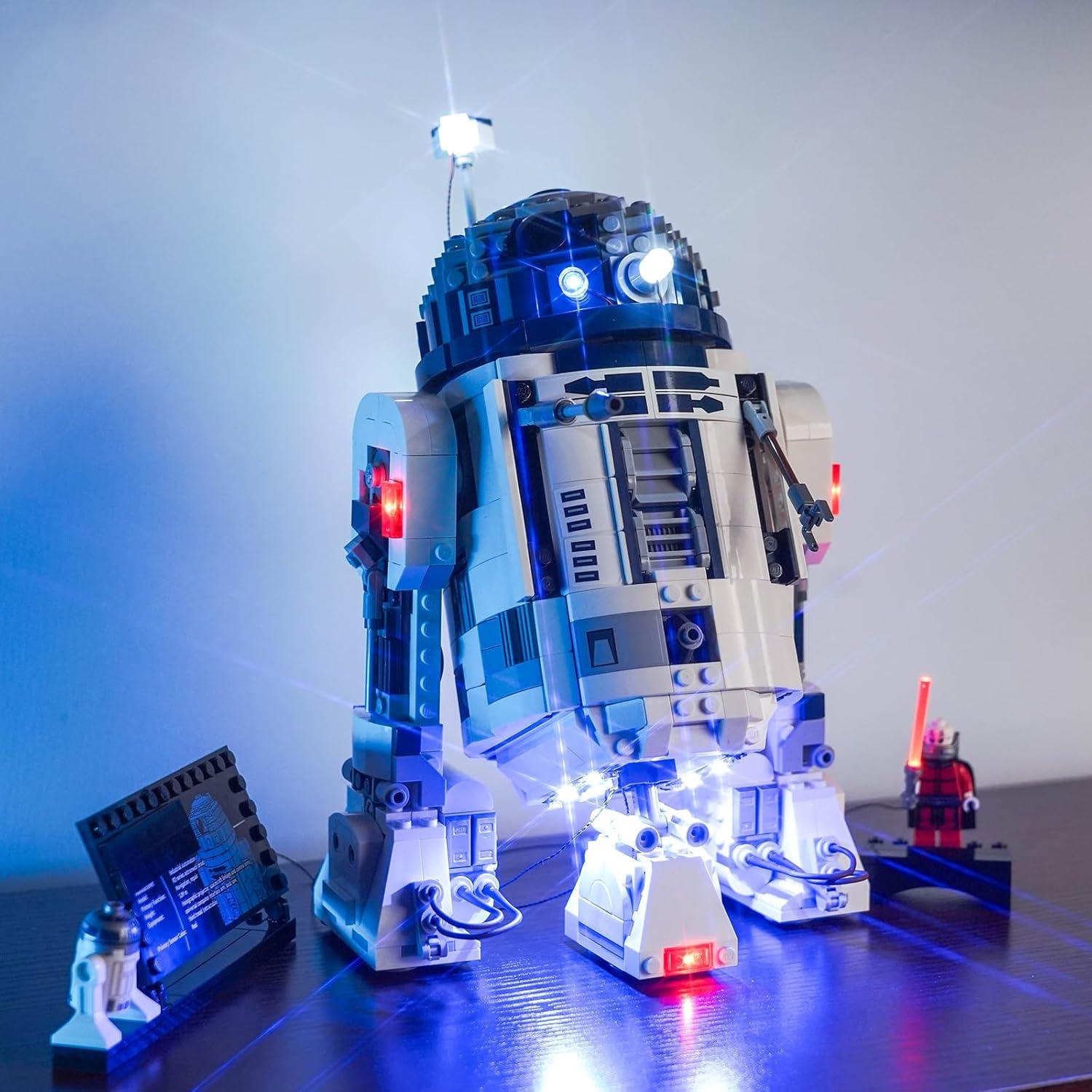 Luz LED Control Remoto BrickBling para Lego R2-D2 75379