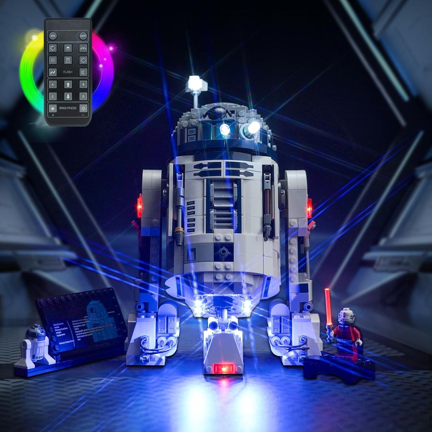 Luz LED Control Remoto BrickBling para Lego R2-D2 75379