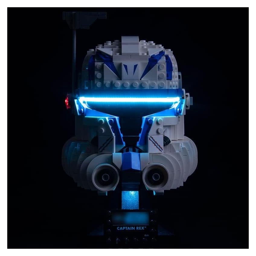 Luz LED BrickBling para Casco LEGO Capitán Rex 75349