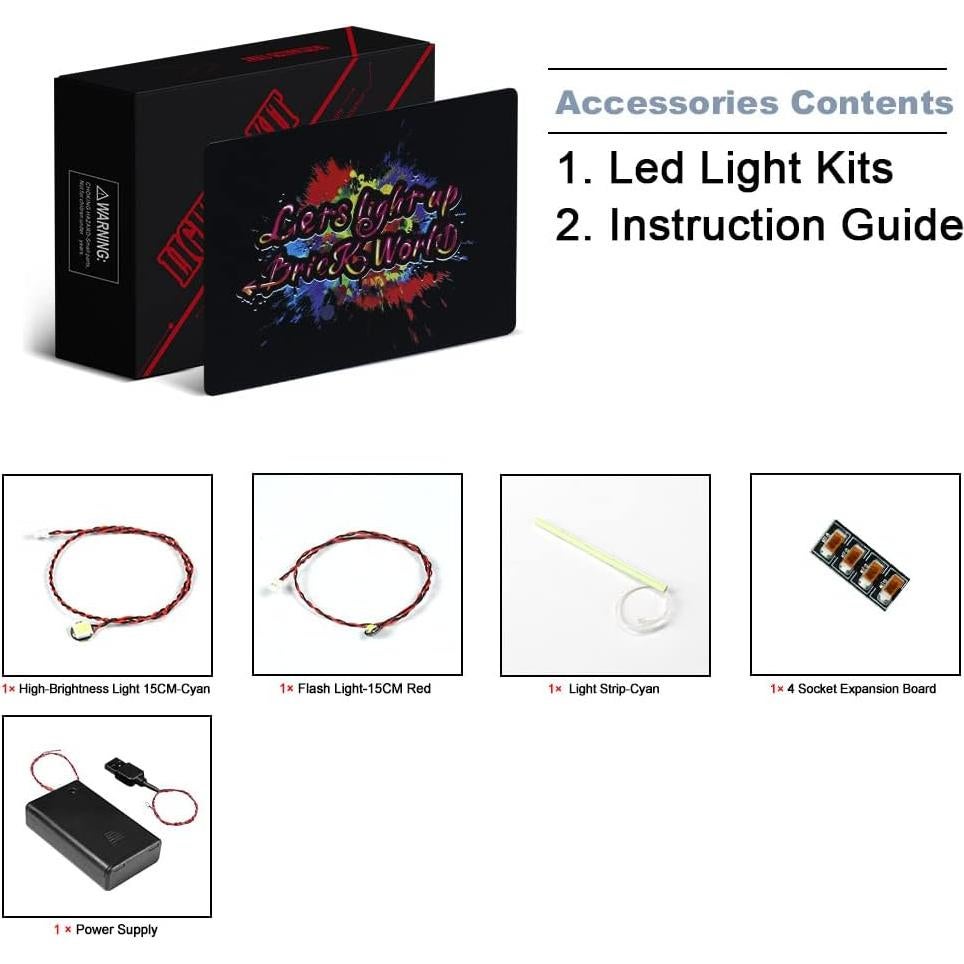 Luz LED BrickBling para Casco LEGO Capitán Rex 75349