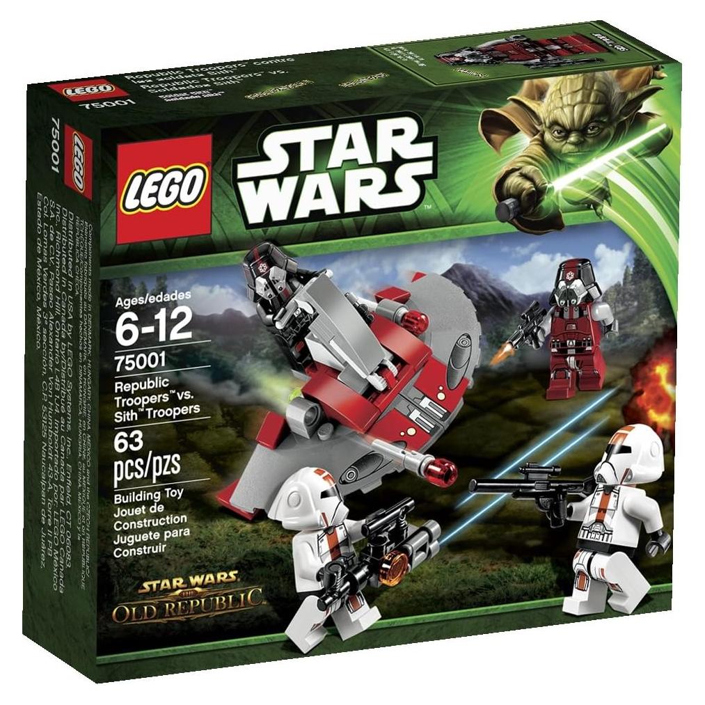 LEGO Star Wars Republic Troopers vs Sith Troopers 75002 - 4 Minifiguras