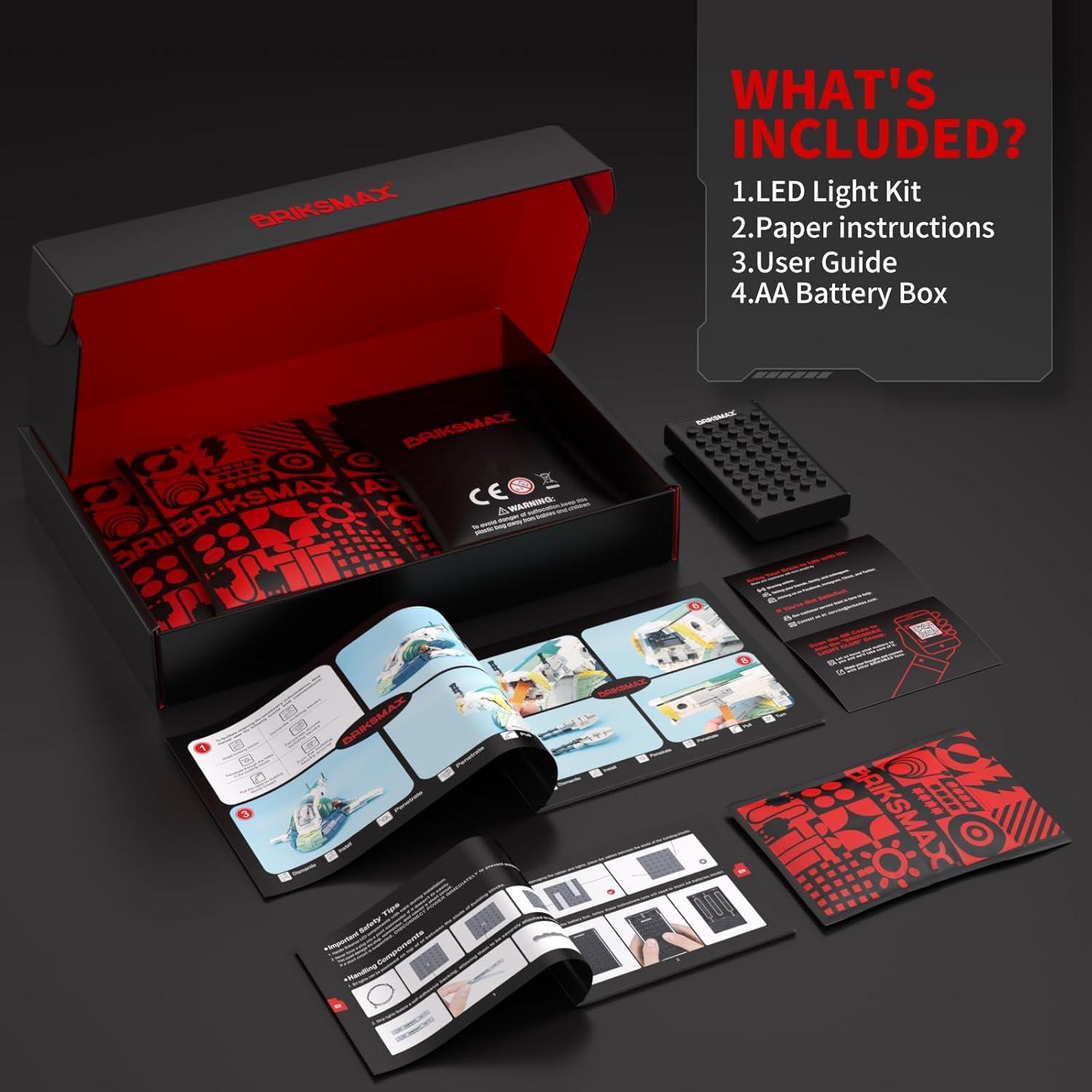 Kit de Luz LED BRIKSMAX para Lego Jango Fett 75409 - Iluminación Innovadora