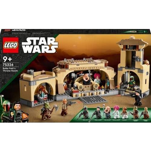 LEGO Star Wars Sala del Trono de Boba Fett 75326 con 7 Minifiguras