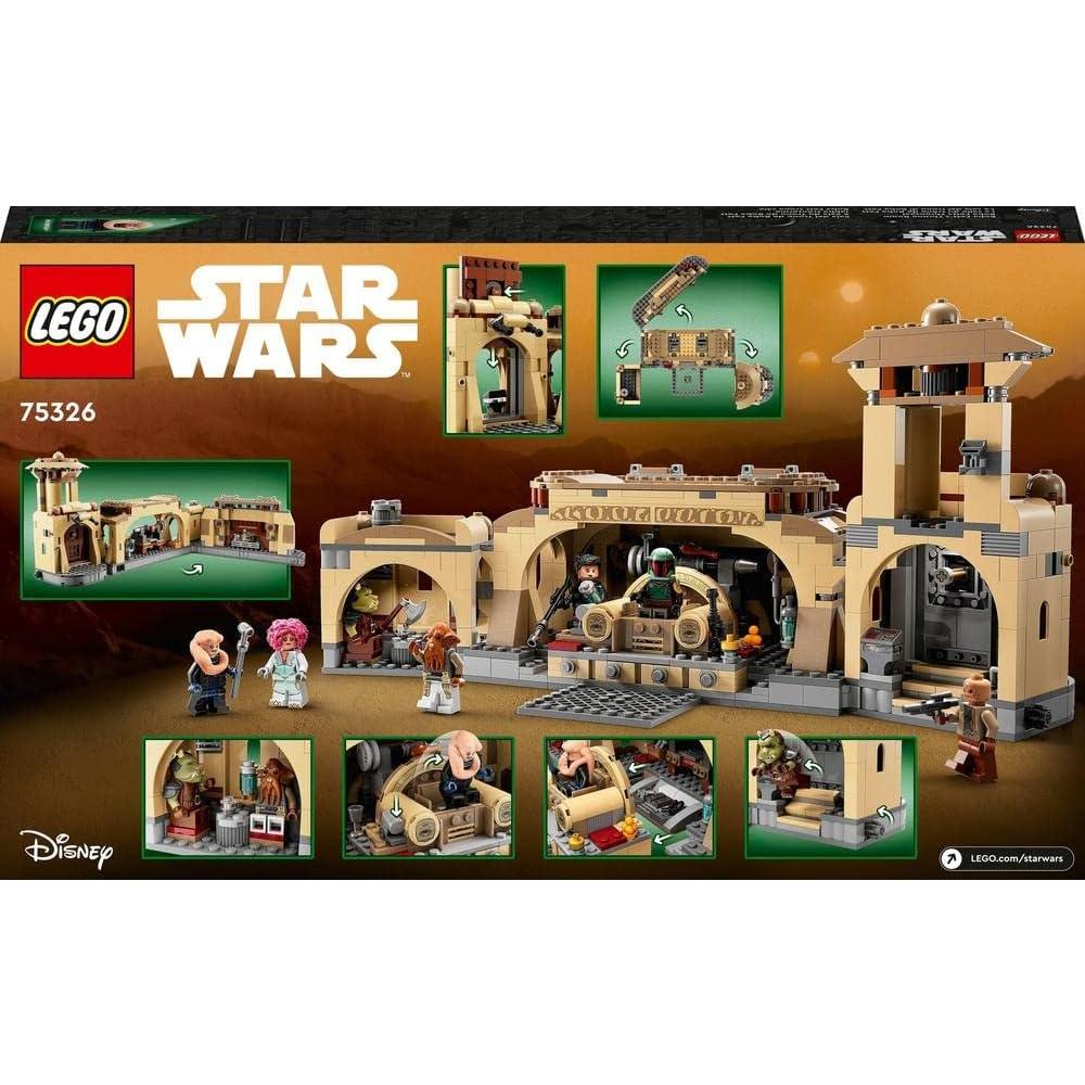 LEGO Star Wars Sala del Trono de Boba Fett 75326 con 7 Minifiguras